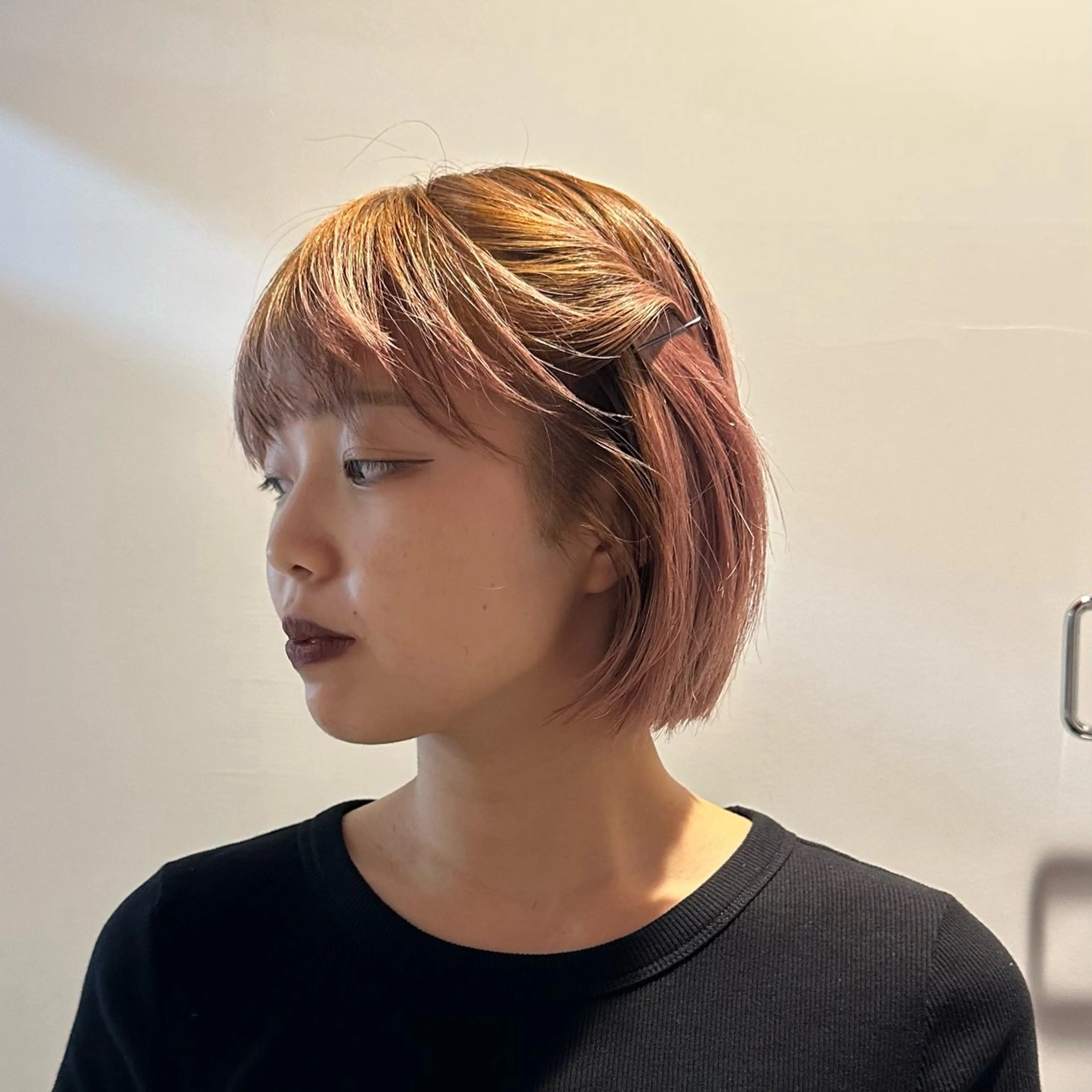 カラー ブリーチ ブリーチなしカラー SESSION所属・佐藤 しずくのヘアスタイル