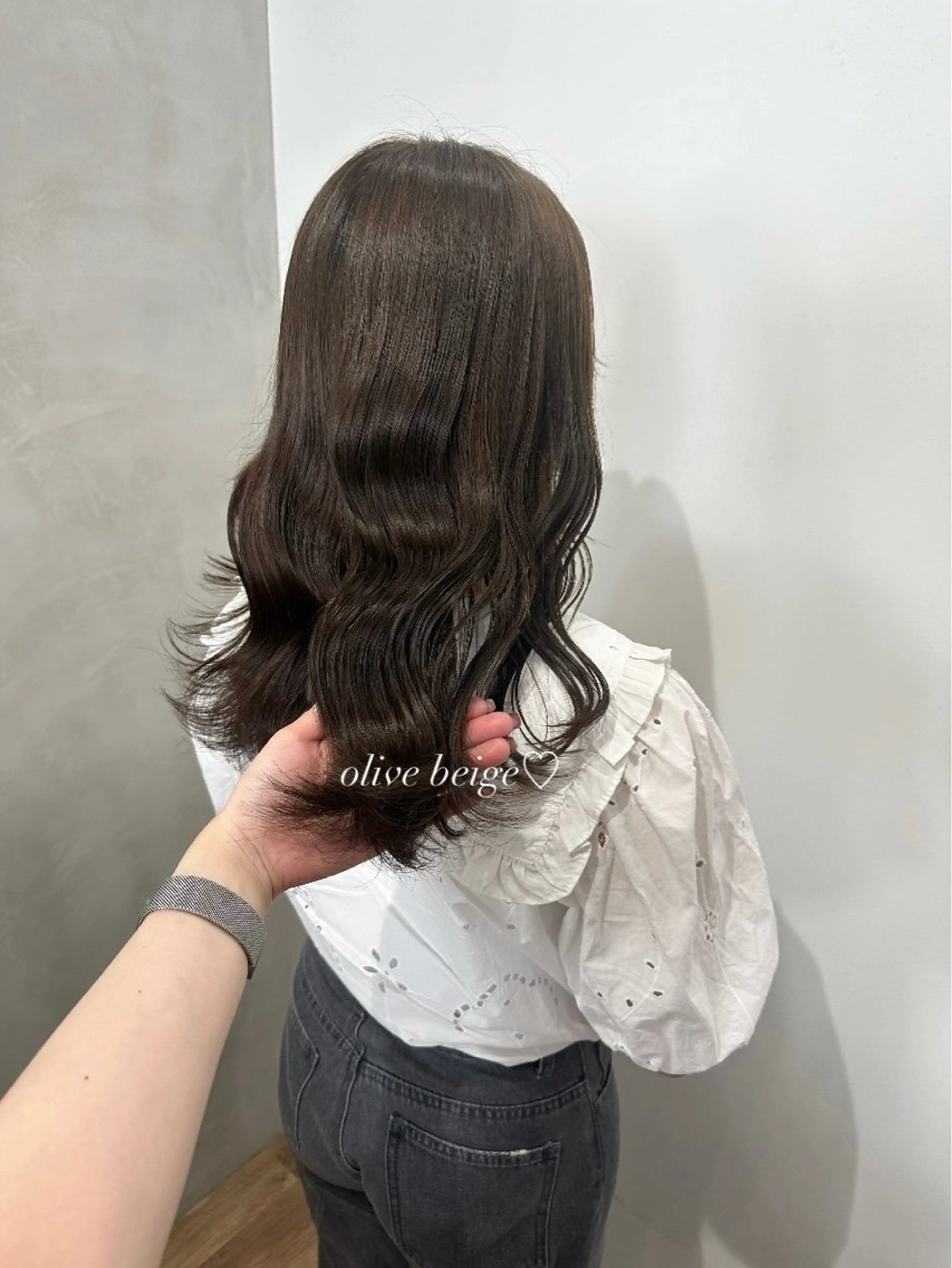 ロング カラー ヘアアレンジ ヘアカラー トリートメント himawari♡ 柔らかいカラーのヘアスタイル