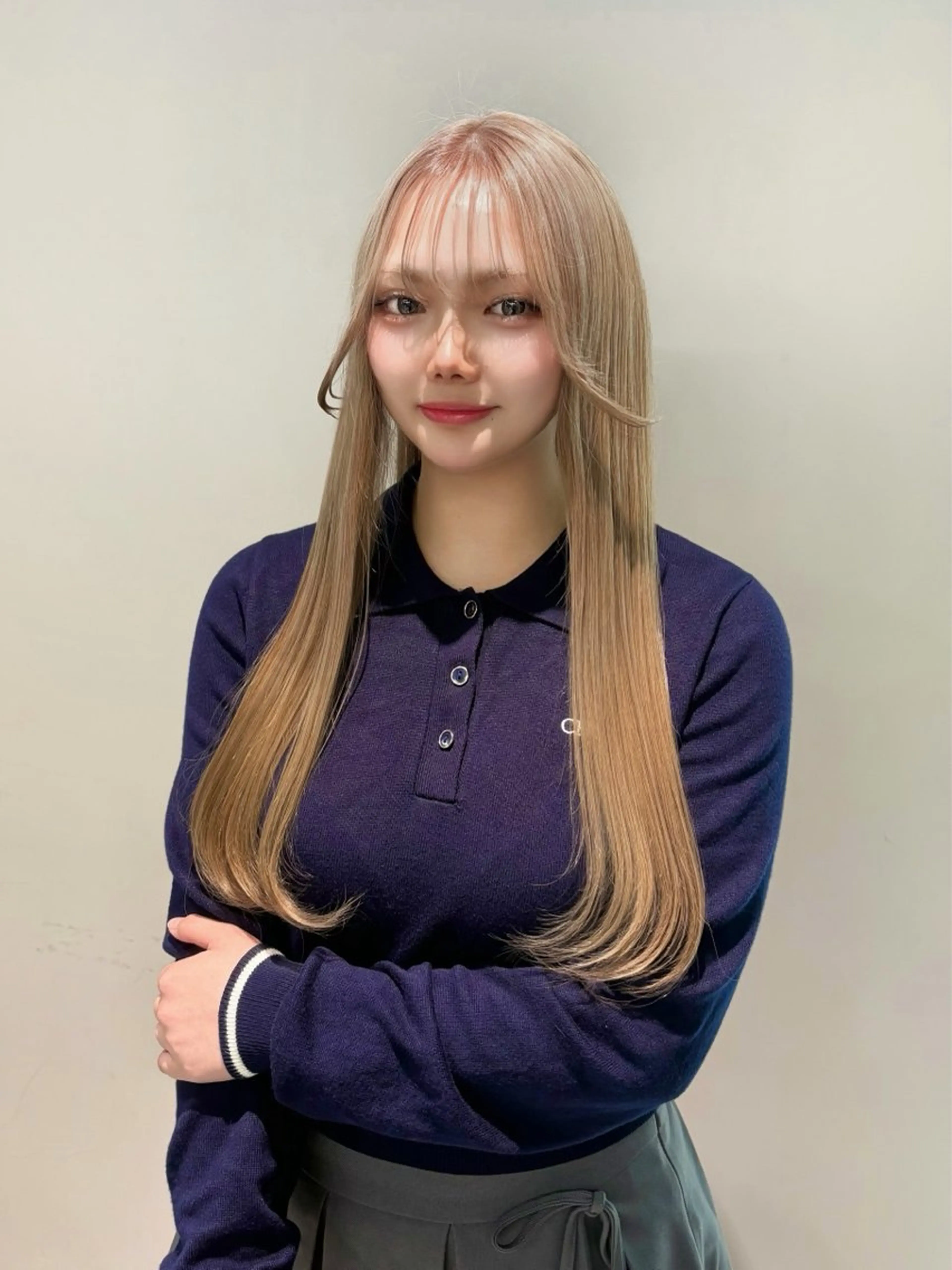 カラー カット ヘアカラー Harune/うる艶 ハイトーンのヘアスタイル