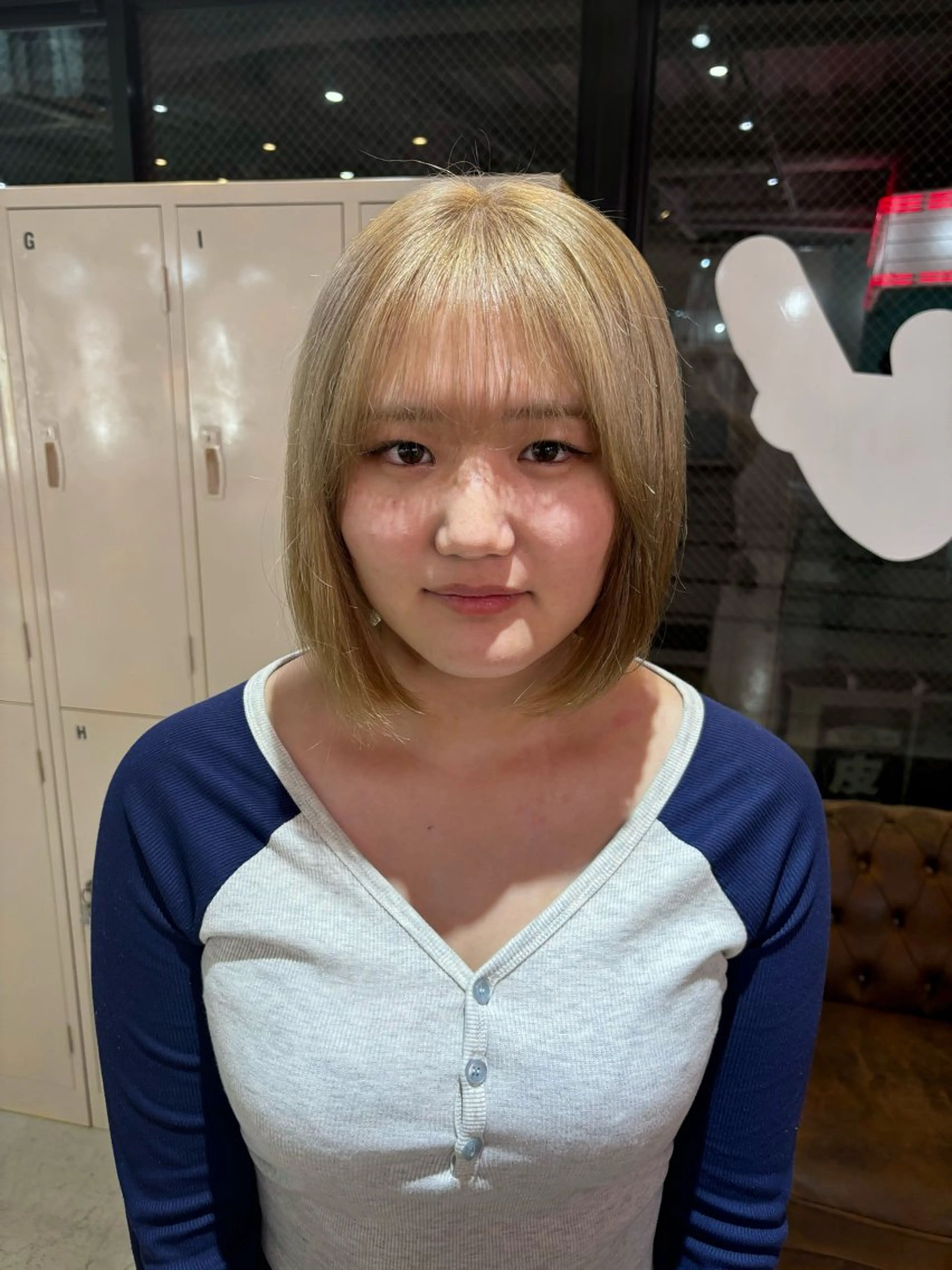 ショート カラー ヘアカラー トリートメント ヘアセット 🟠ブリーチ/ ナチュラル🟠りりのヘアスタイル