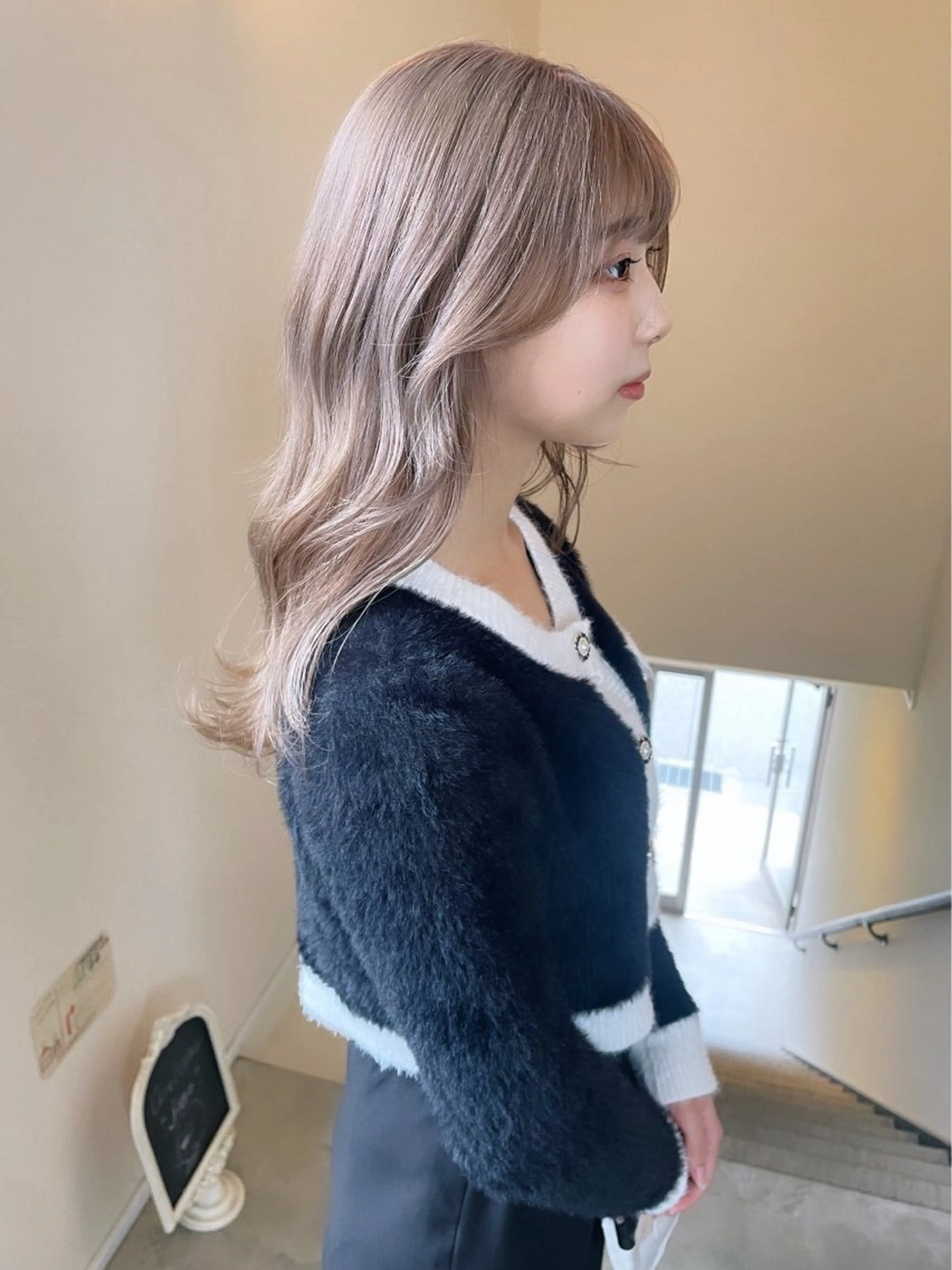 セミロング カラー SALOWIN新潟万代店所属・SaKiho 🎀のヘアスタイル