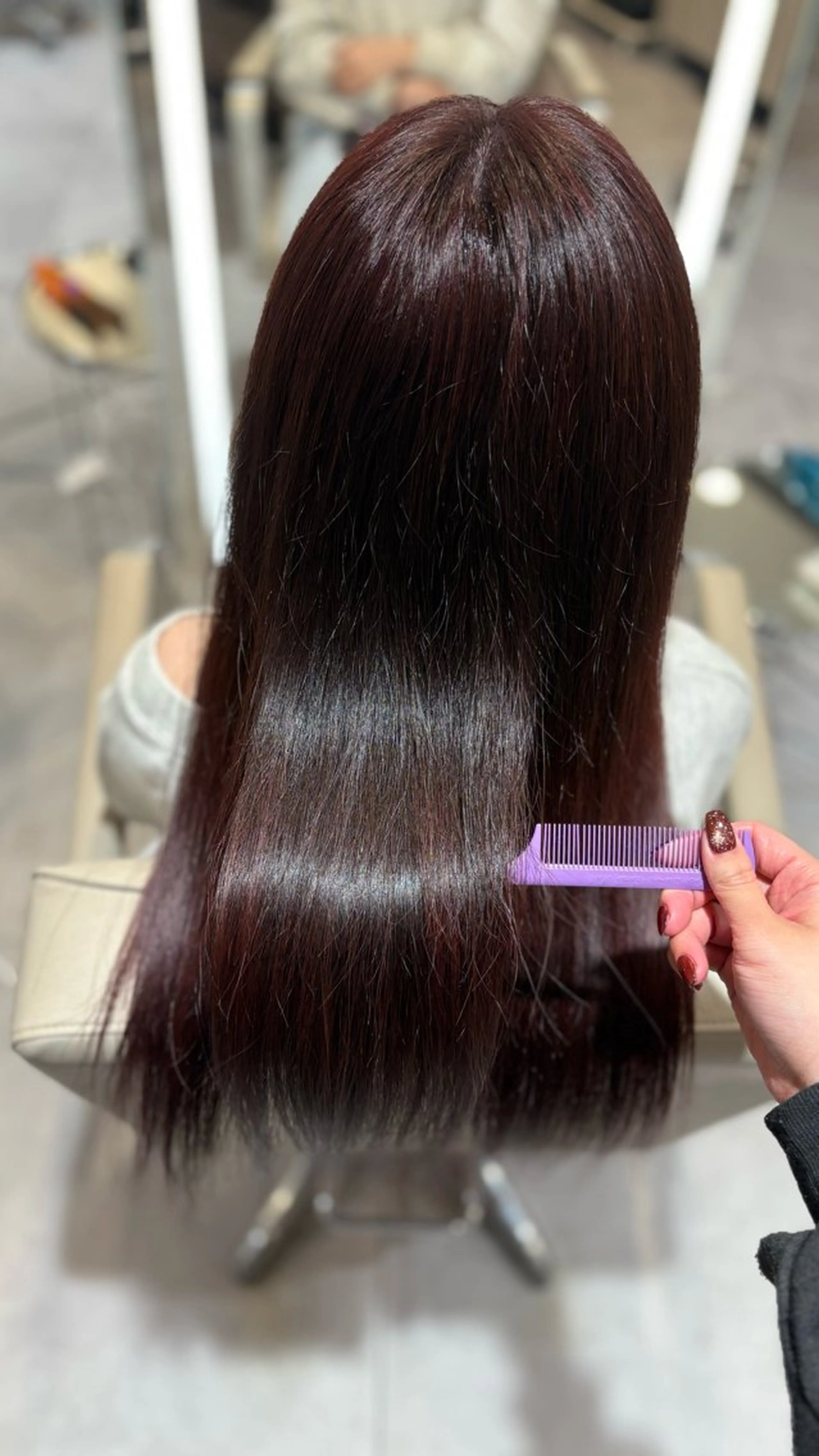 カラー ヘアカラー トリートメント 山中 萌百花のヘアスタイル