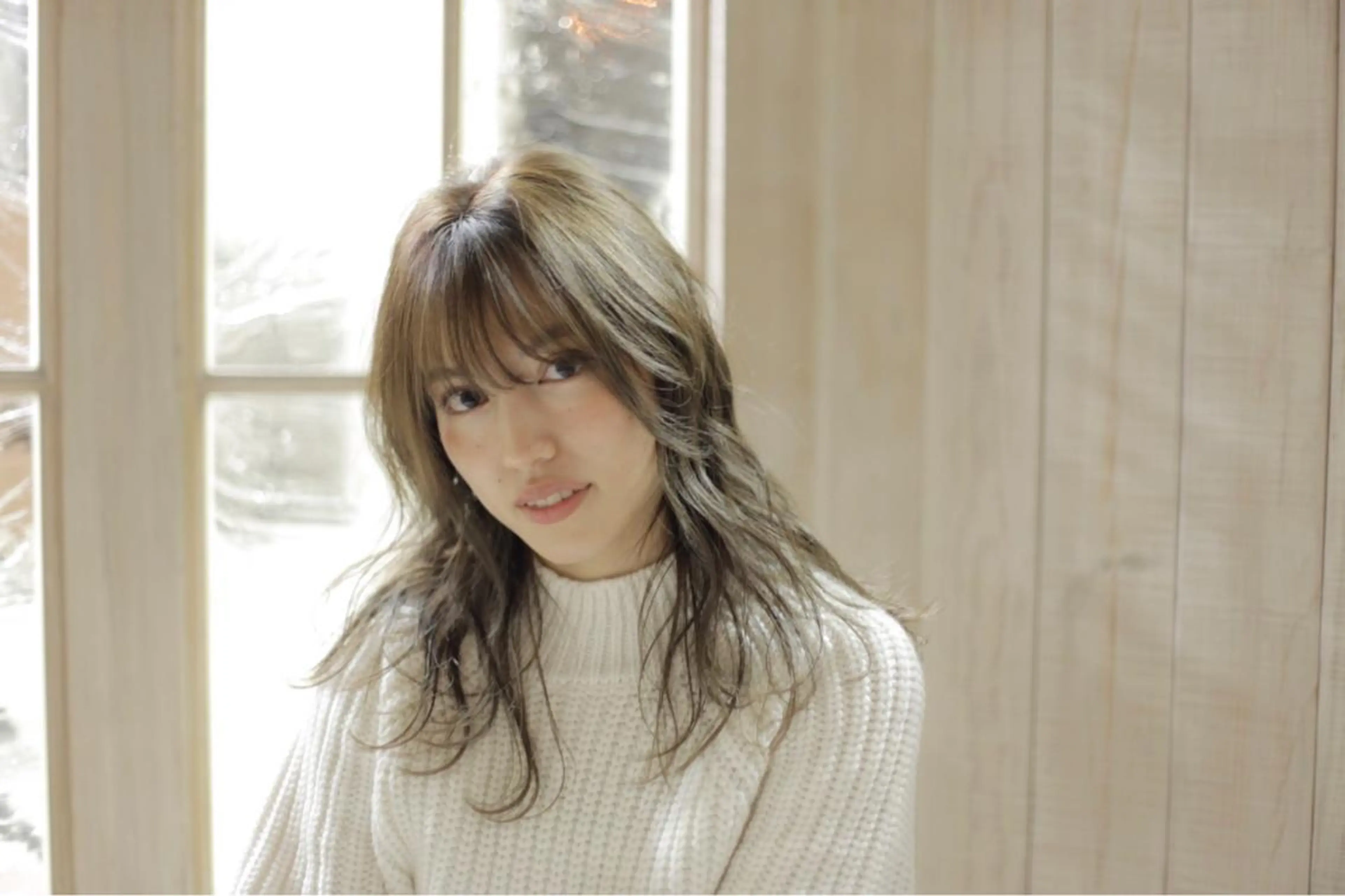 ロング 前平 友慈のヘアスタイル