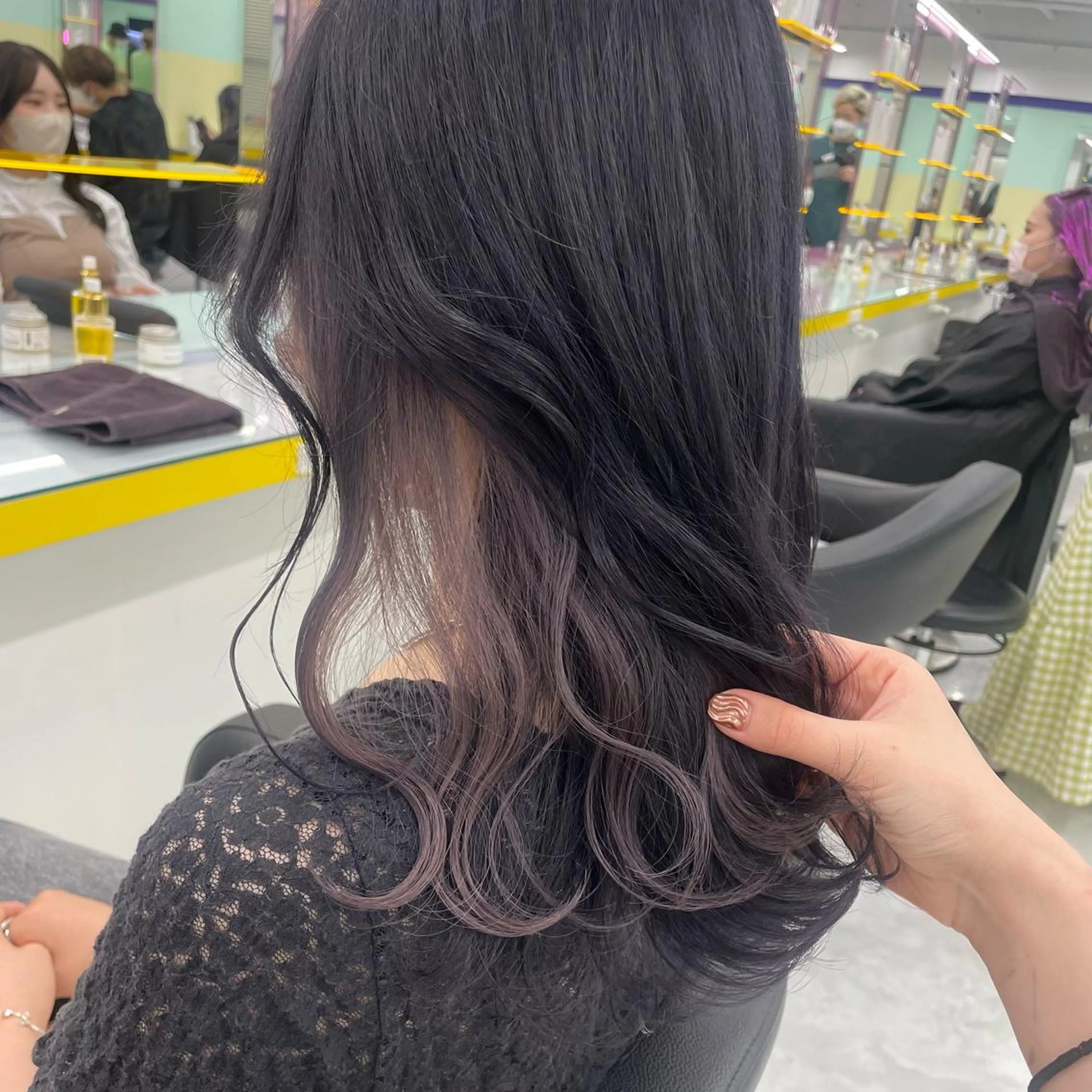 ミディアム 🤍韓国トレンド ヘア🤍miku🤍のヘアスタイル