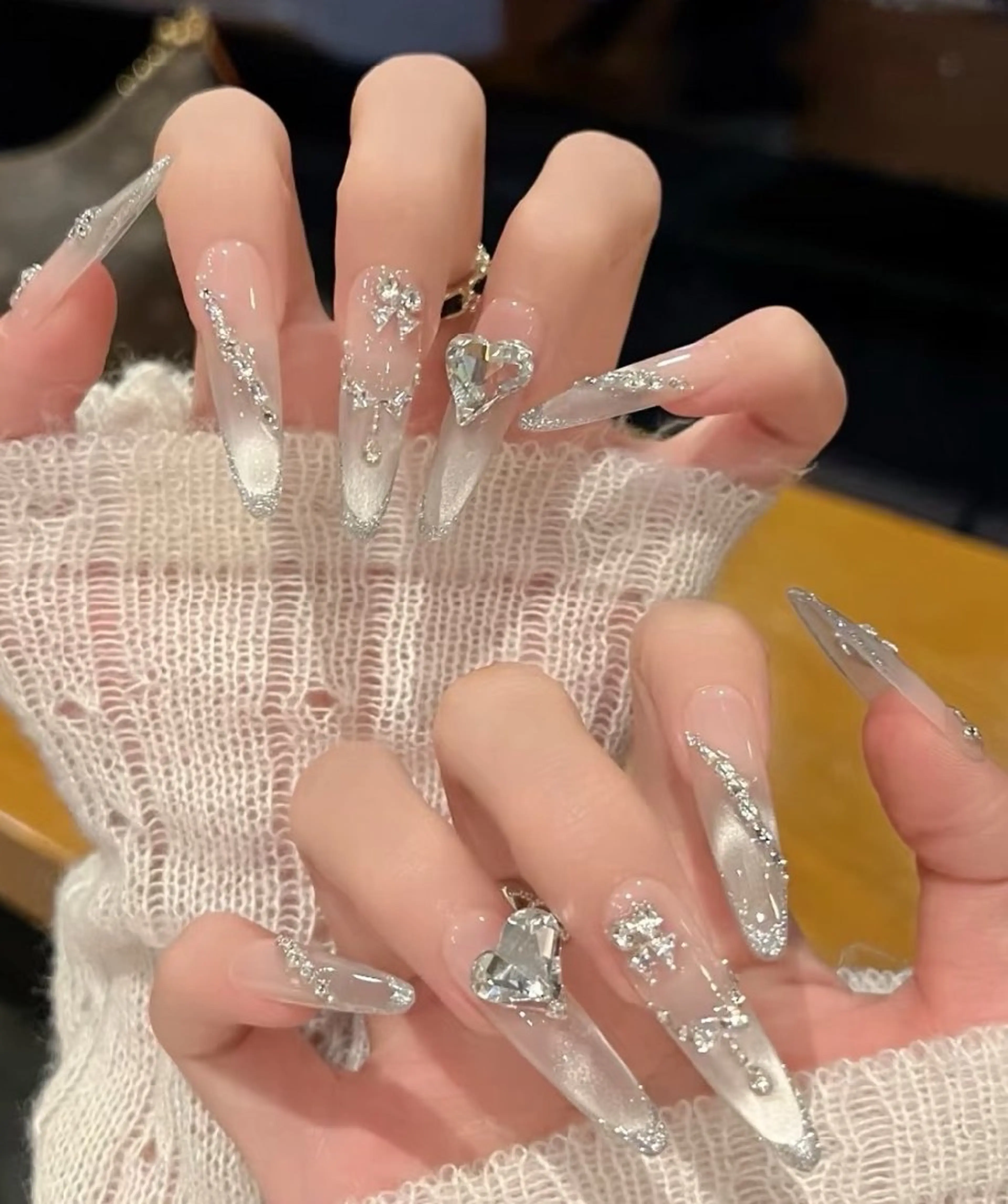 ネイル Miu Miu 🎀 長さだし專門のネイルデザイン