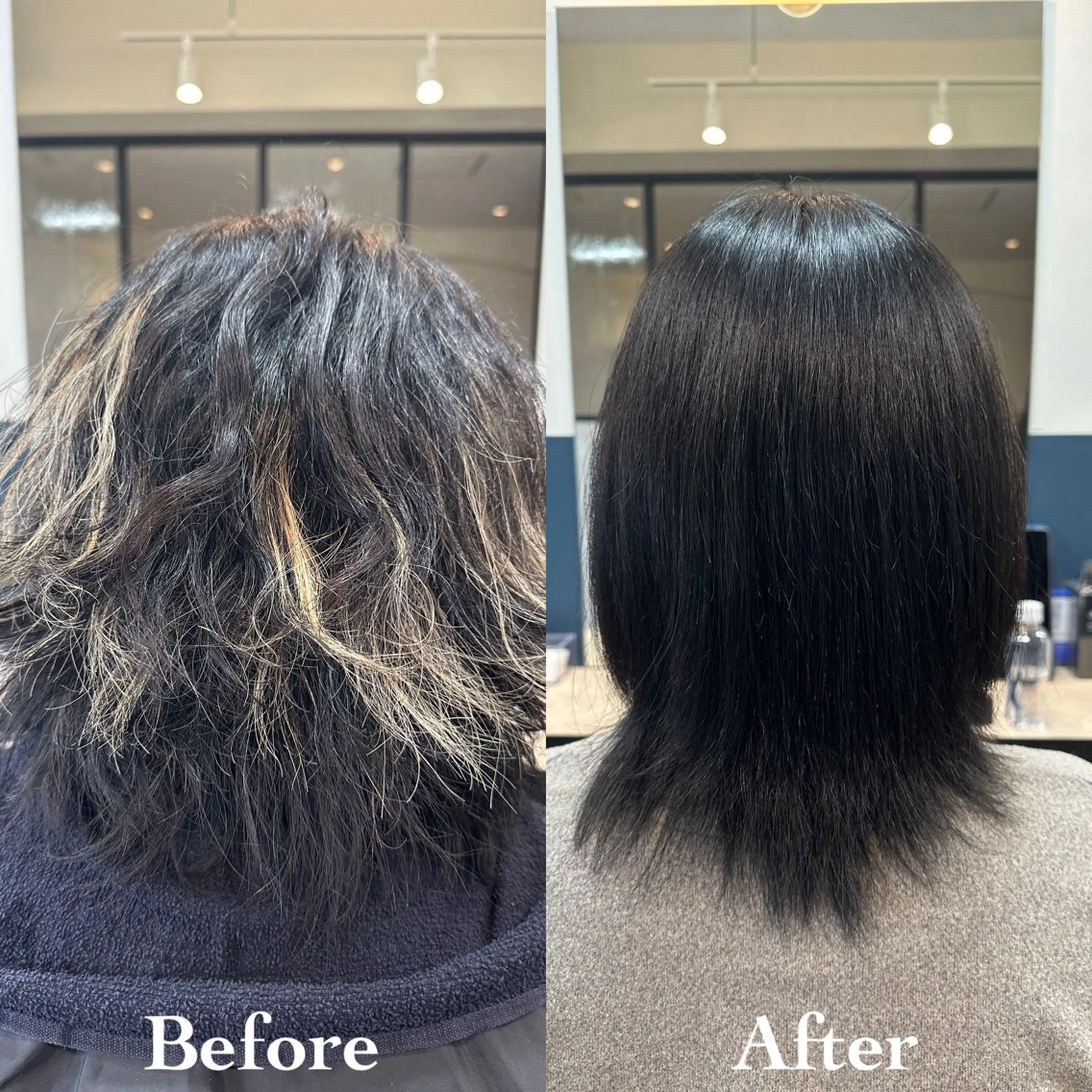 ミディアム 縮毛矯正 縮毛矯正 Ainoa nouer所属・✨髪質改善/代々木 新宿/縮毛矯正✨のヘアスタイル