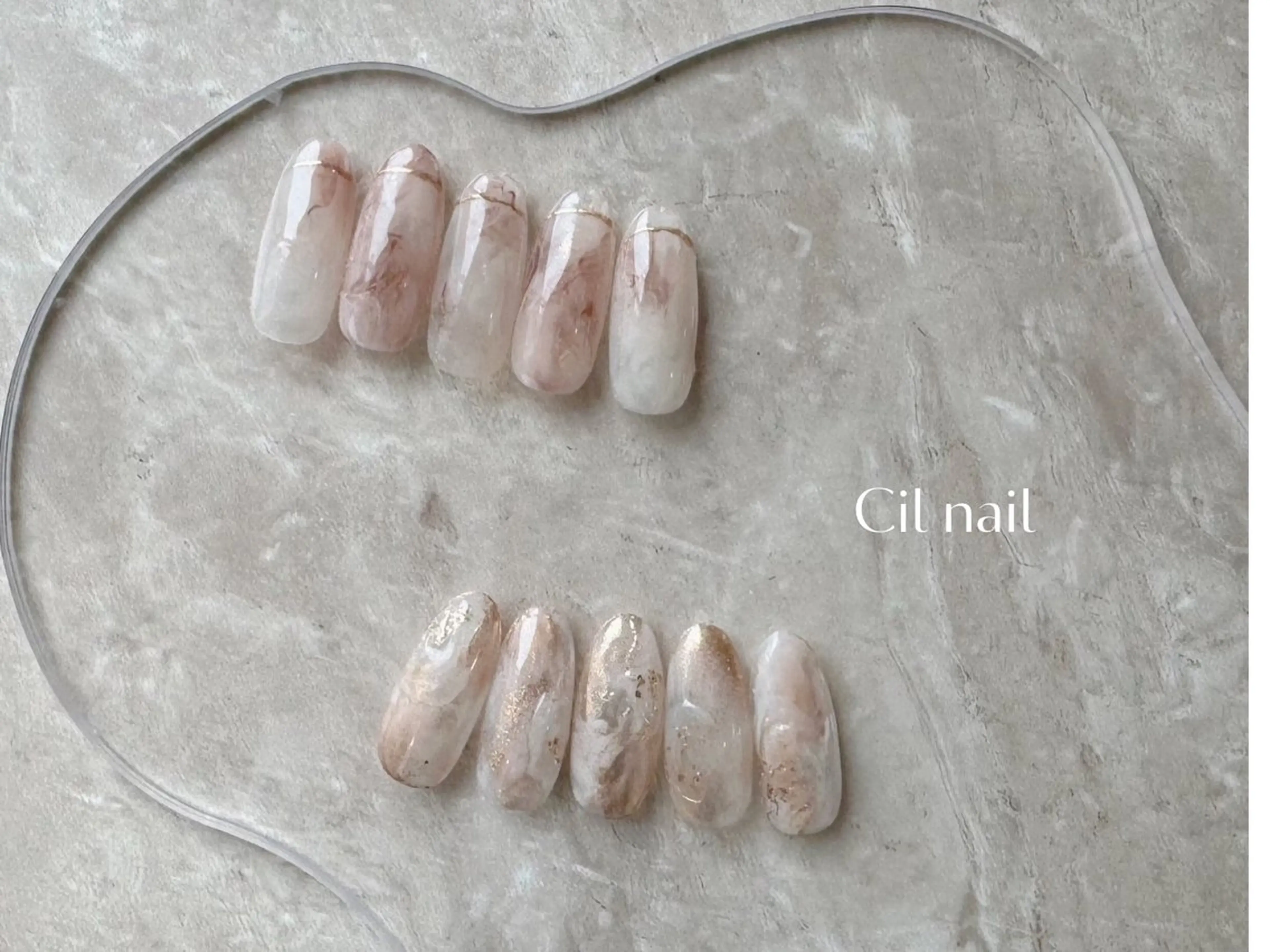 ネイル フットネイル フレンチネイル ジェルネイル ニュアンスネイル パラジェル Cil 豊中のネイルデザイン