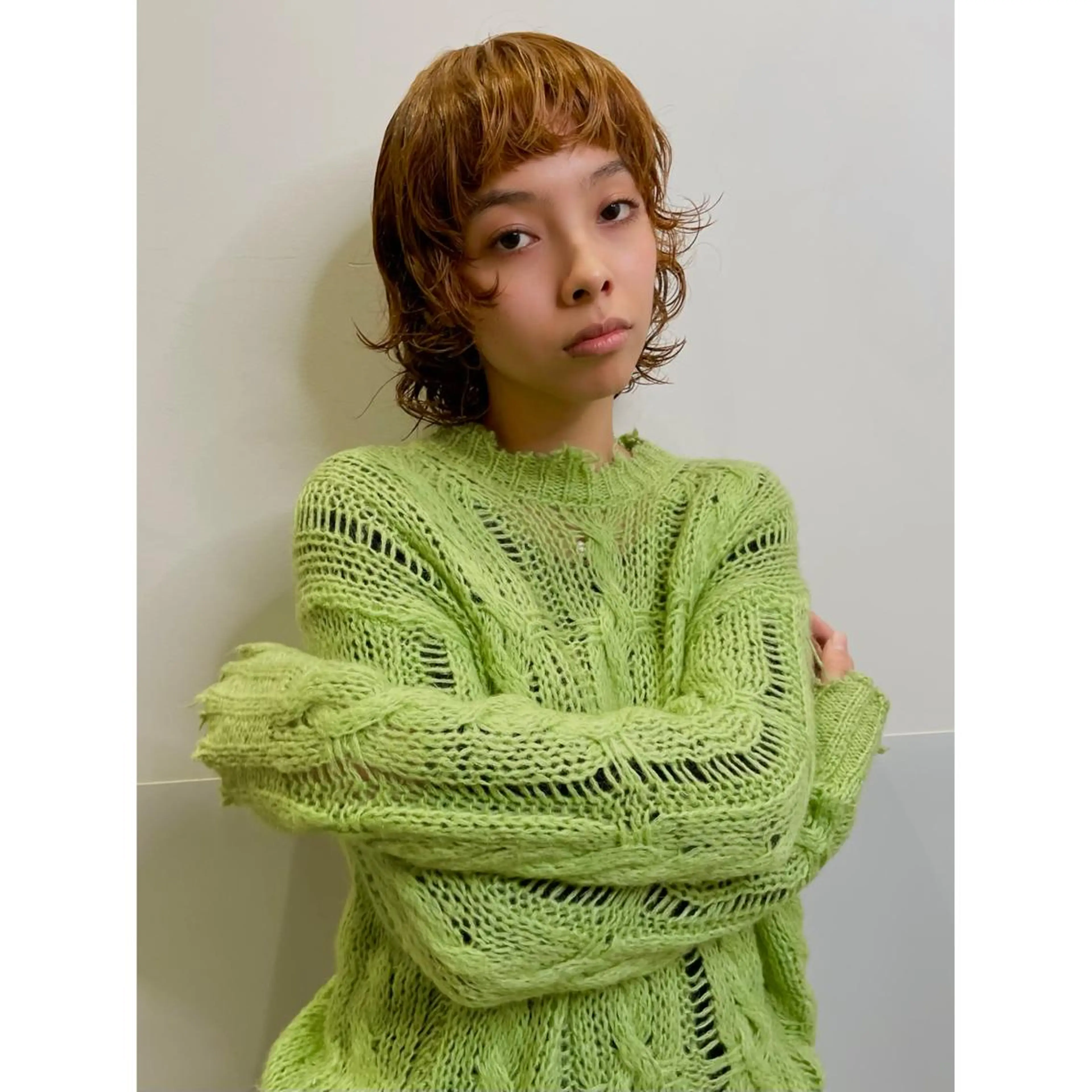 ショート カラー カット ヘアカラー トリートメント SALOWIN所属・ブリーチ🧹 ボブ✨レイヤーのヘアスタイル