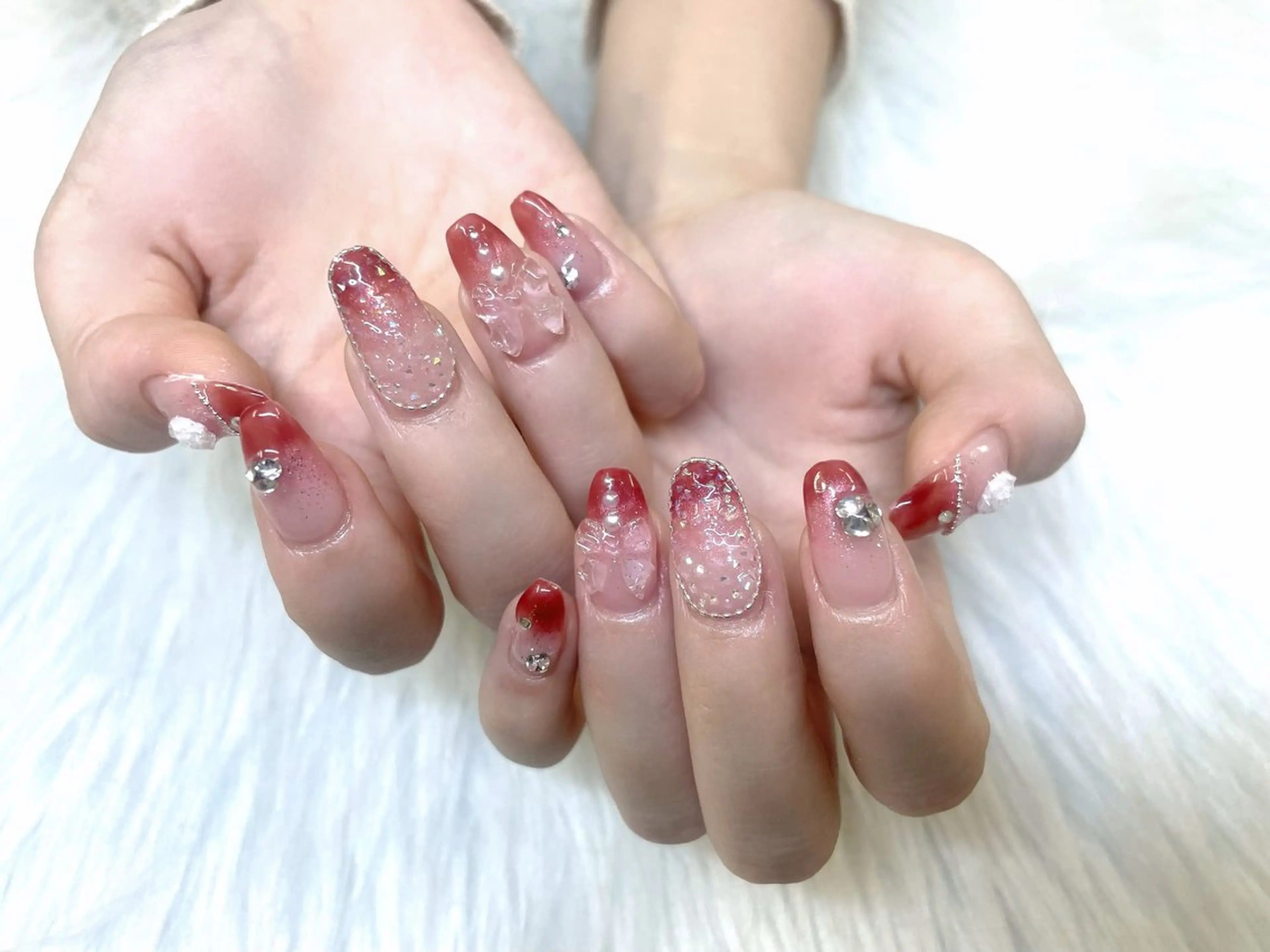 ネイル ハンドネイル queen nail パラジェル取扱店のネイルデザイン