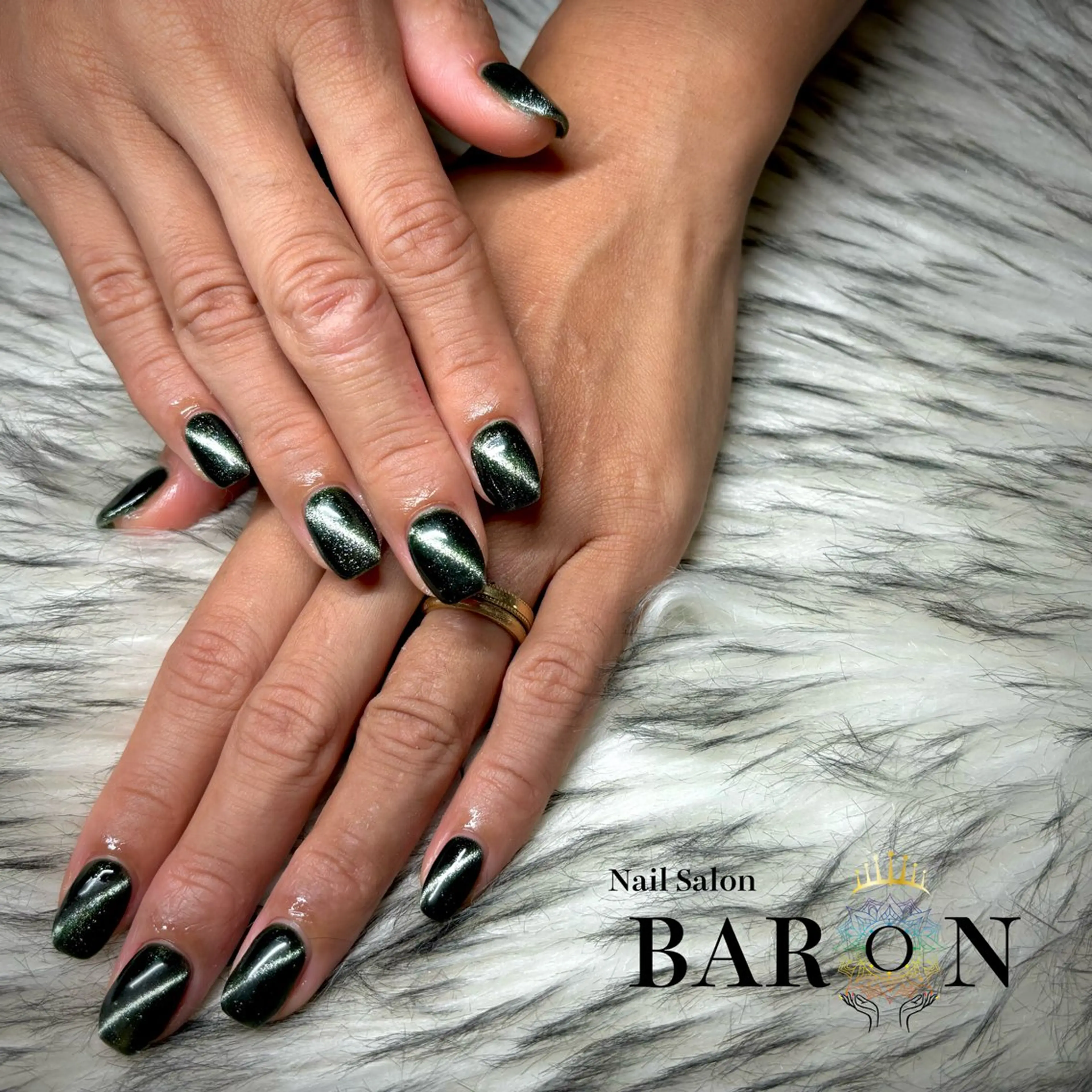 ネイル マグネットネイル ♛BARON♛ MANAのネイルデザイン