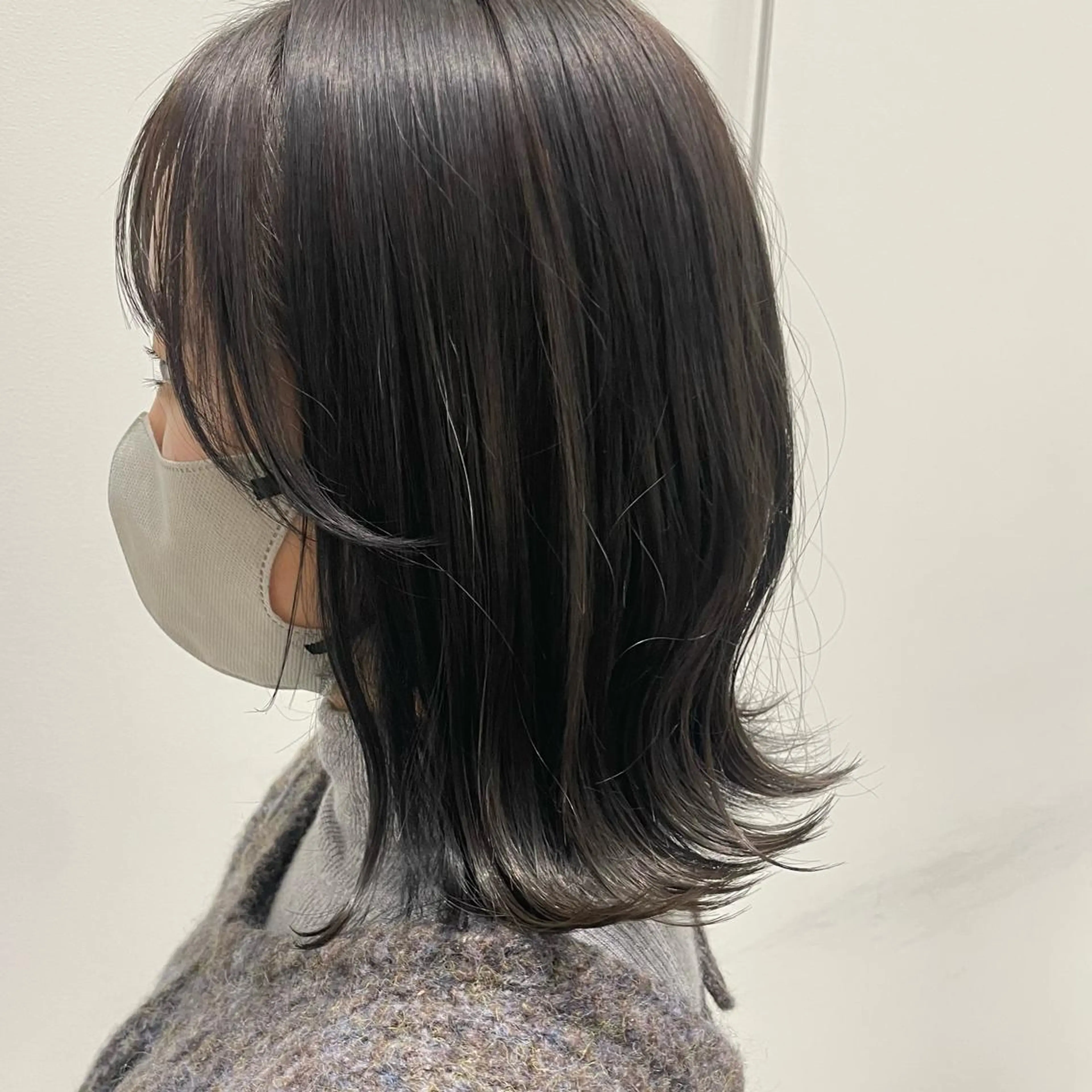 ミディアム カラー カット ヘアカラー recipe 黒木 彩那のヘアスタイル