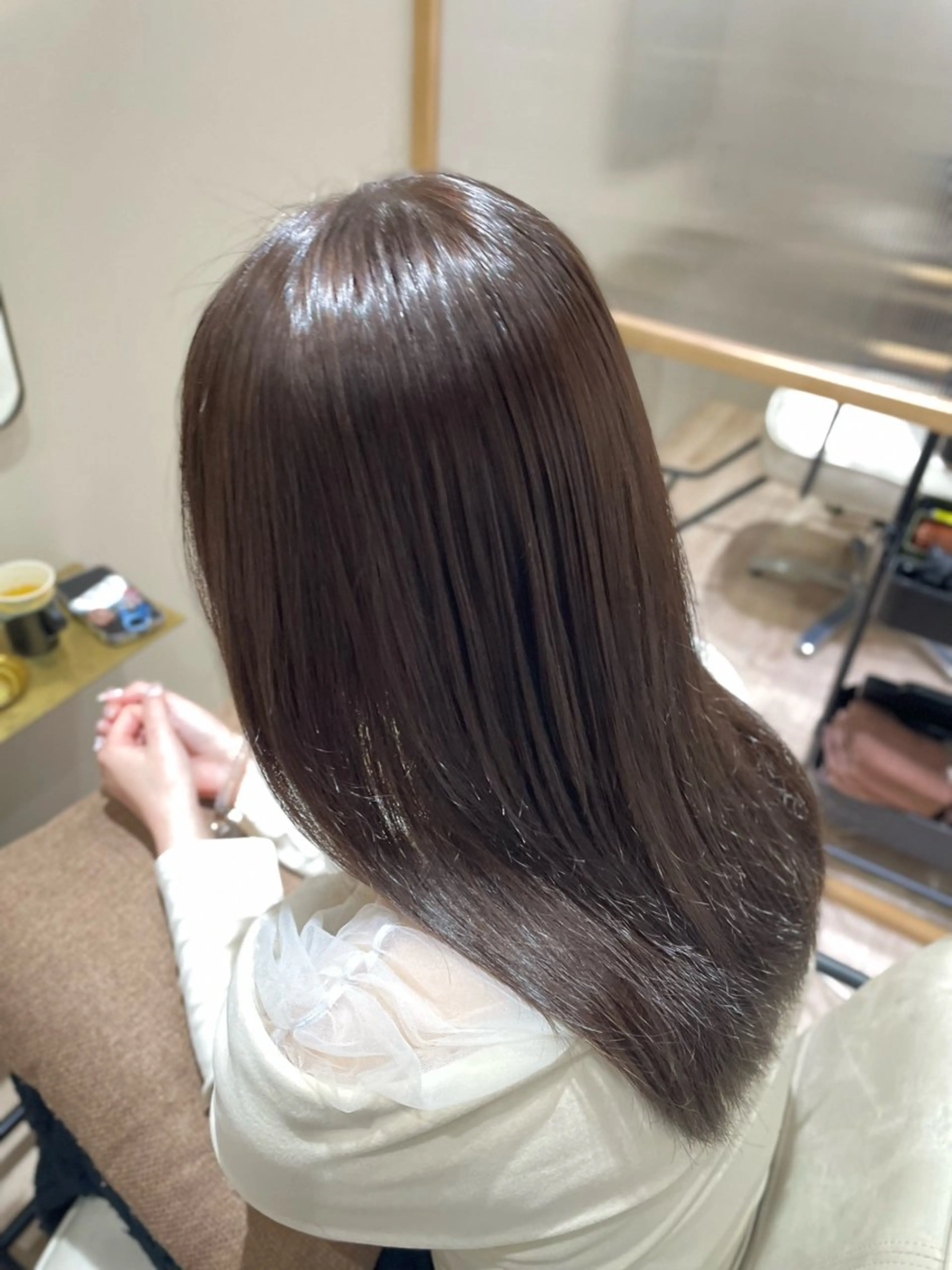 ロング カラー カット 縮毛矯正 トリートメント 【髪質改善サロン】 🌟だいち🌟のヘアスタイル