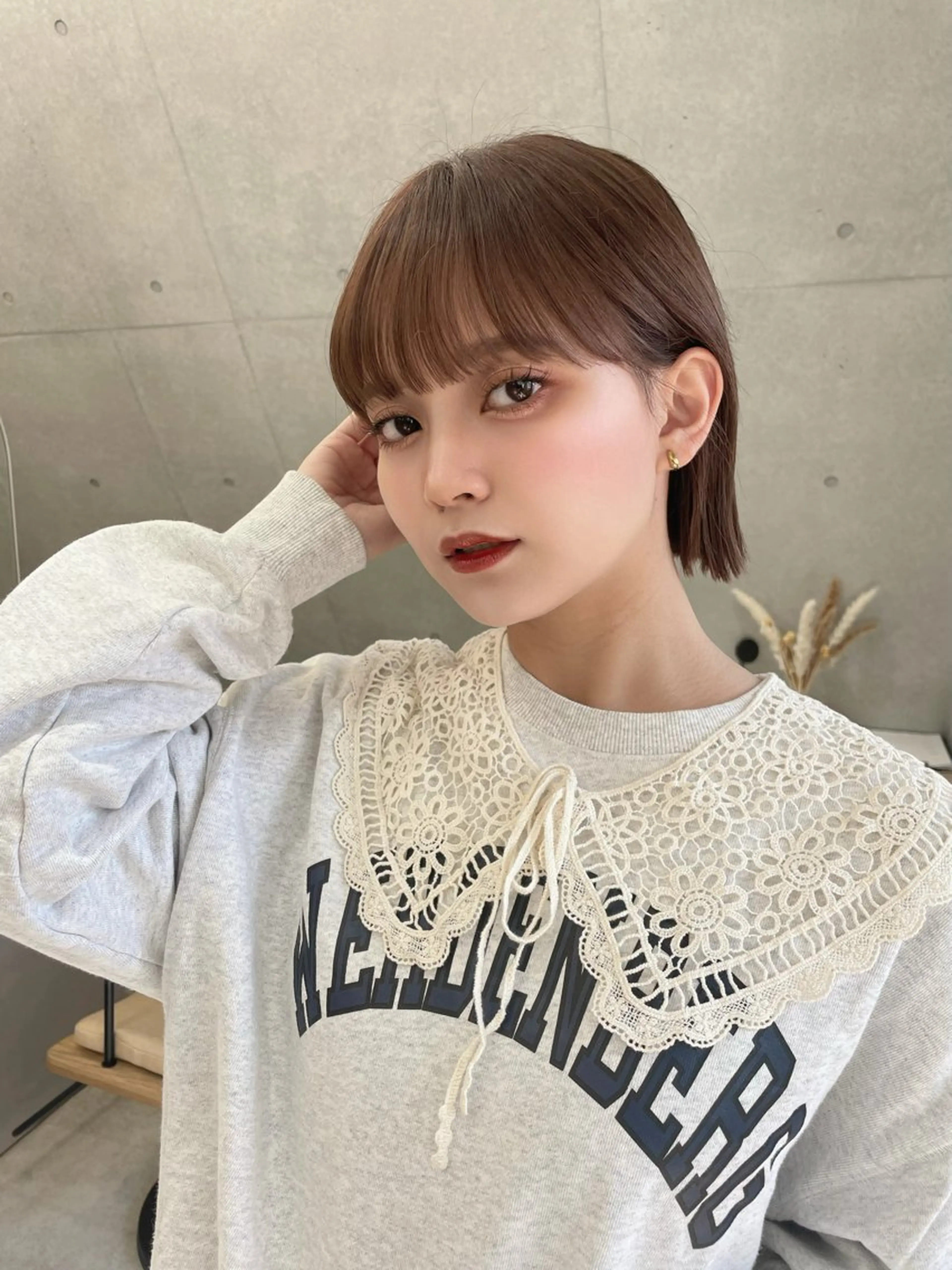 ショート ボブ オオクラ マオのヘアスタイル
