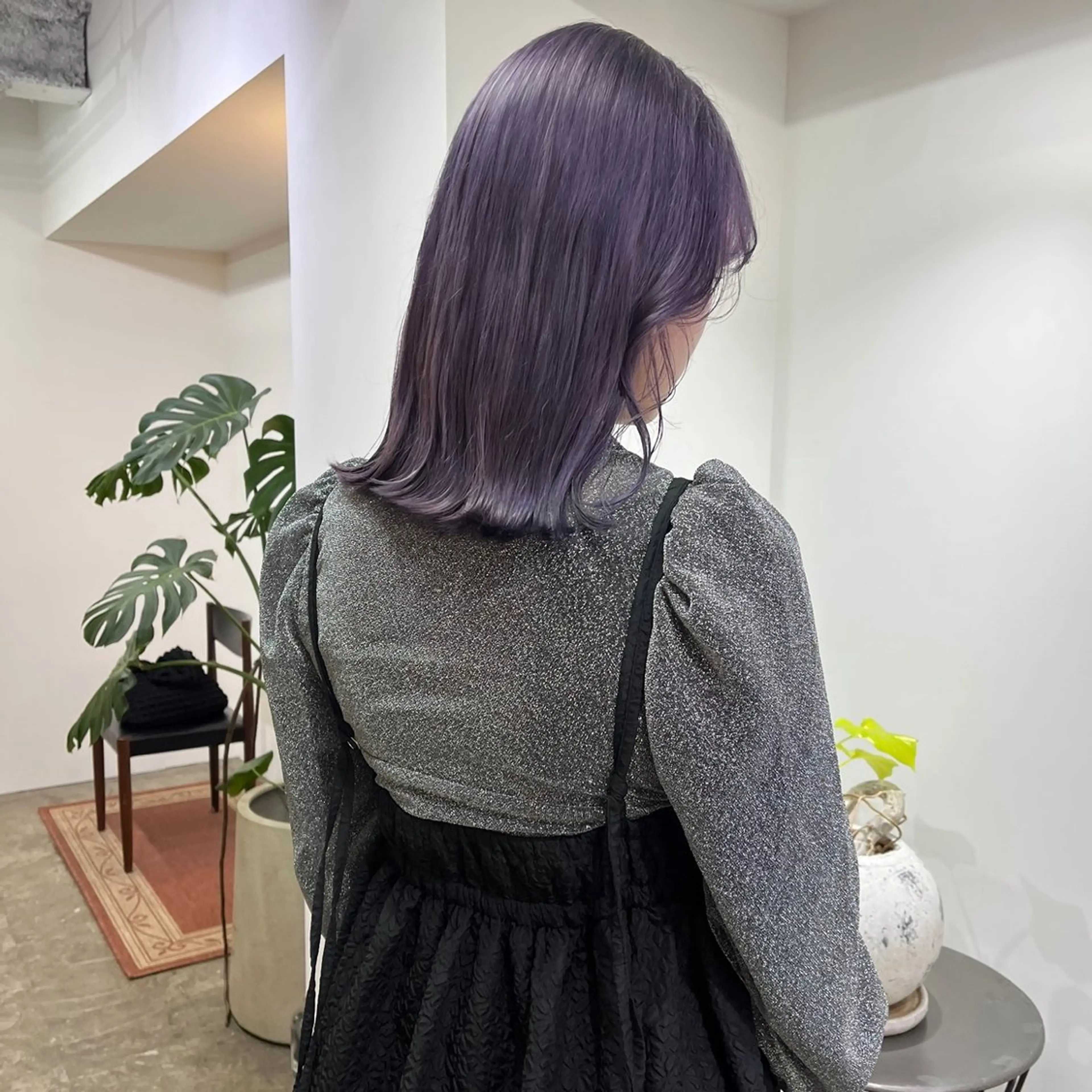 ミディアム カラー ハイトーン/心斎橋/ honomiのヘアスタイル