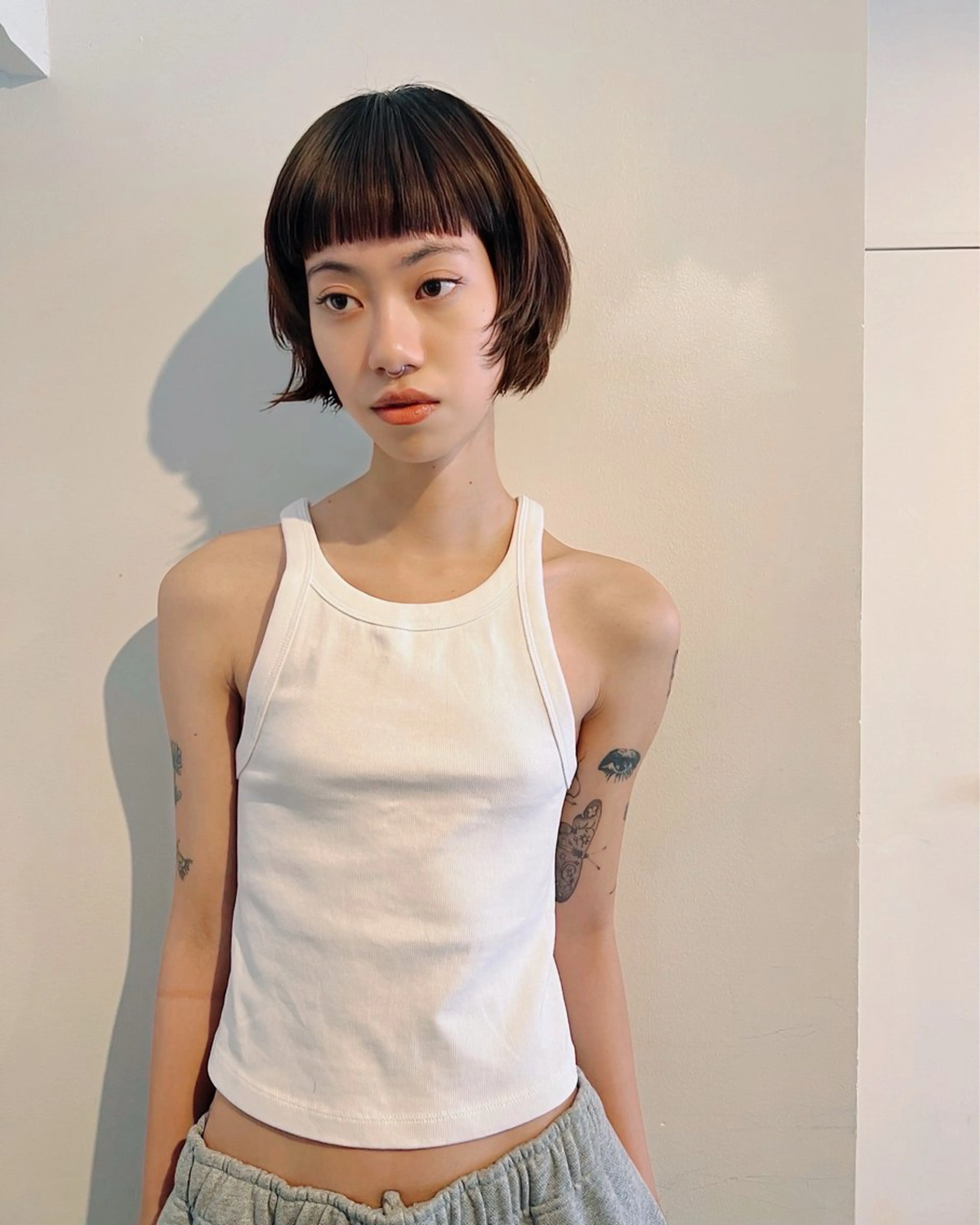 ショート カット ヘアカラー トリートメント ボブ/艶髪カラー Fukaのヘアスタイル