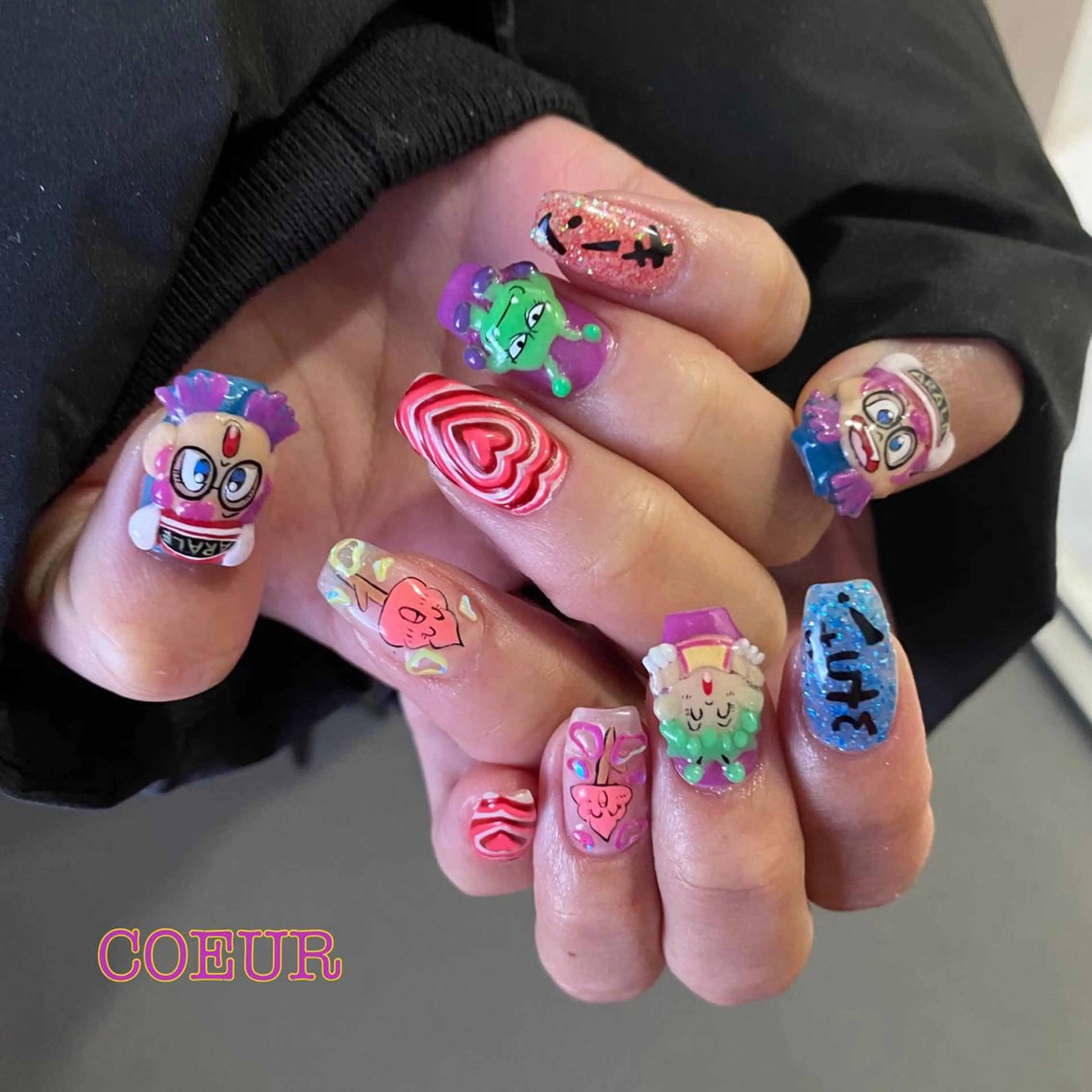 ネイル ハンドネイル COEUR✴︎ yukikaのネイルデザイン