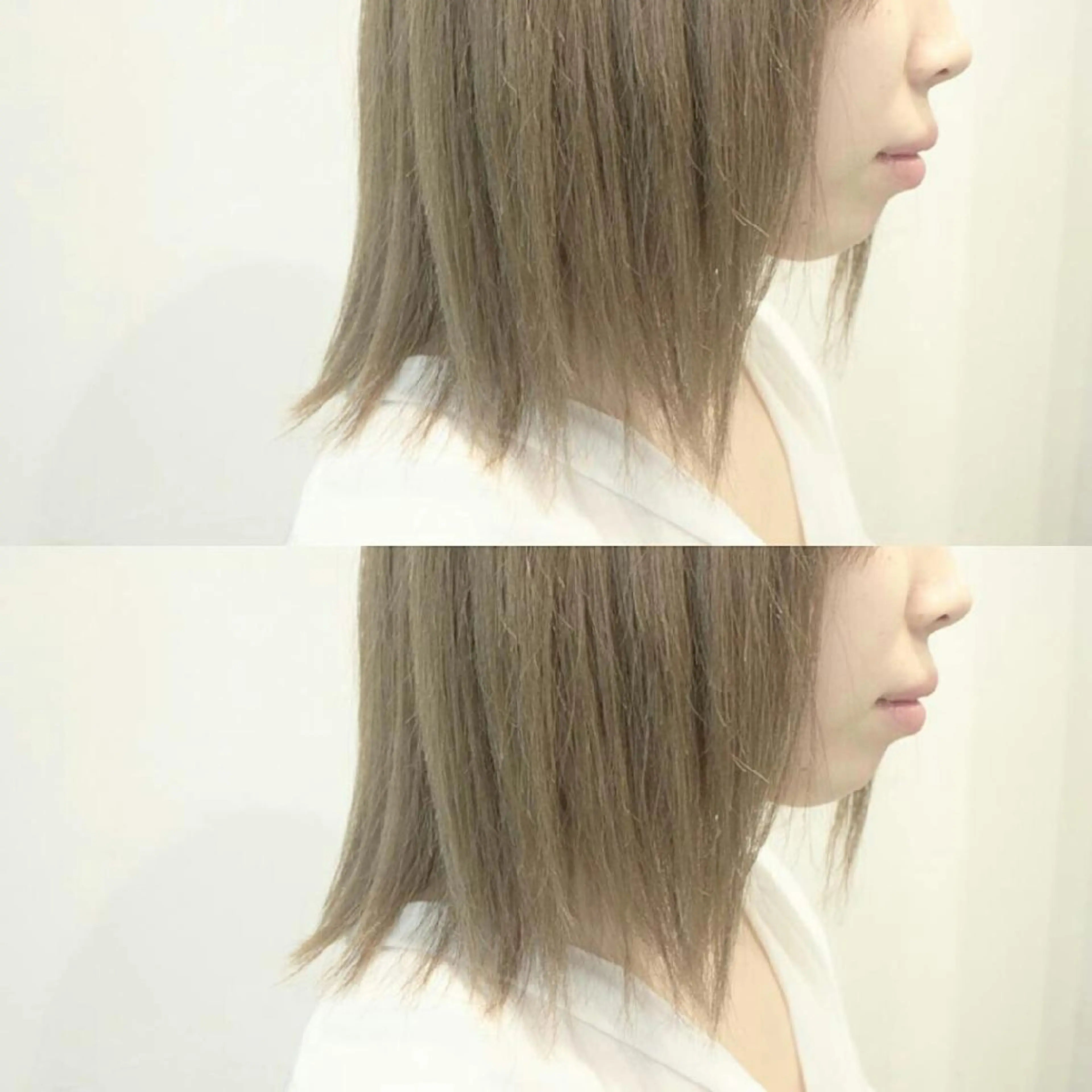 カラー ハイトーンカラー Click所属・クニモトハルナ ボブ/柔らかカラーのヘアスタイル