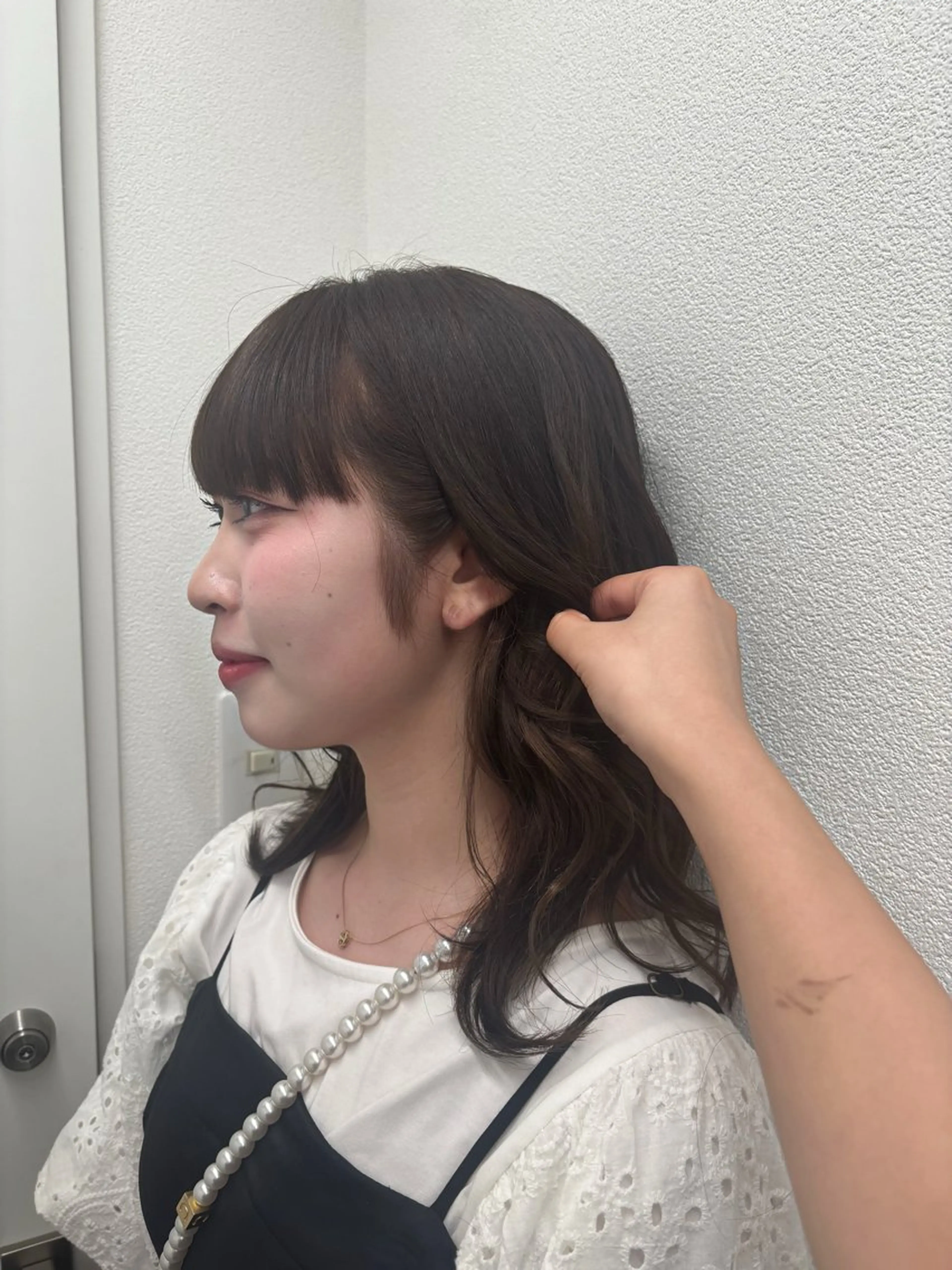 ミディアム カット ヘアカラー トリートメント 寒色カラー🫧 HINAKO💙のヘアスタイル
