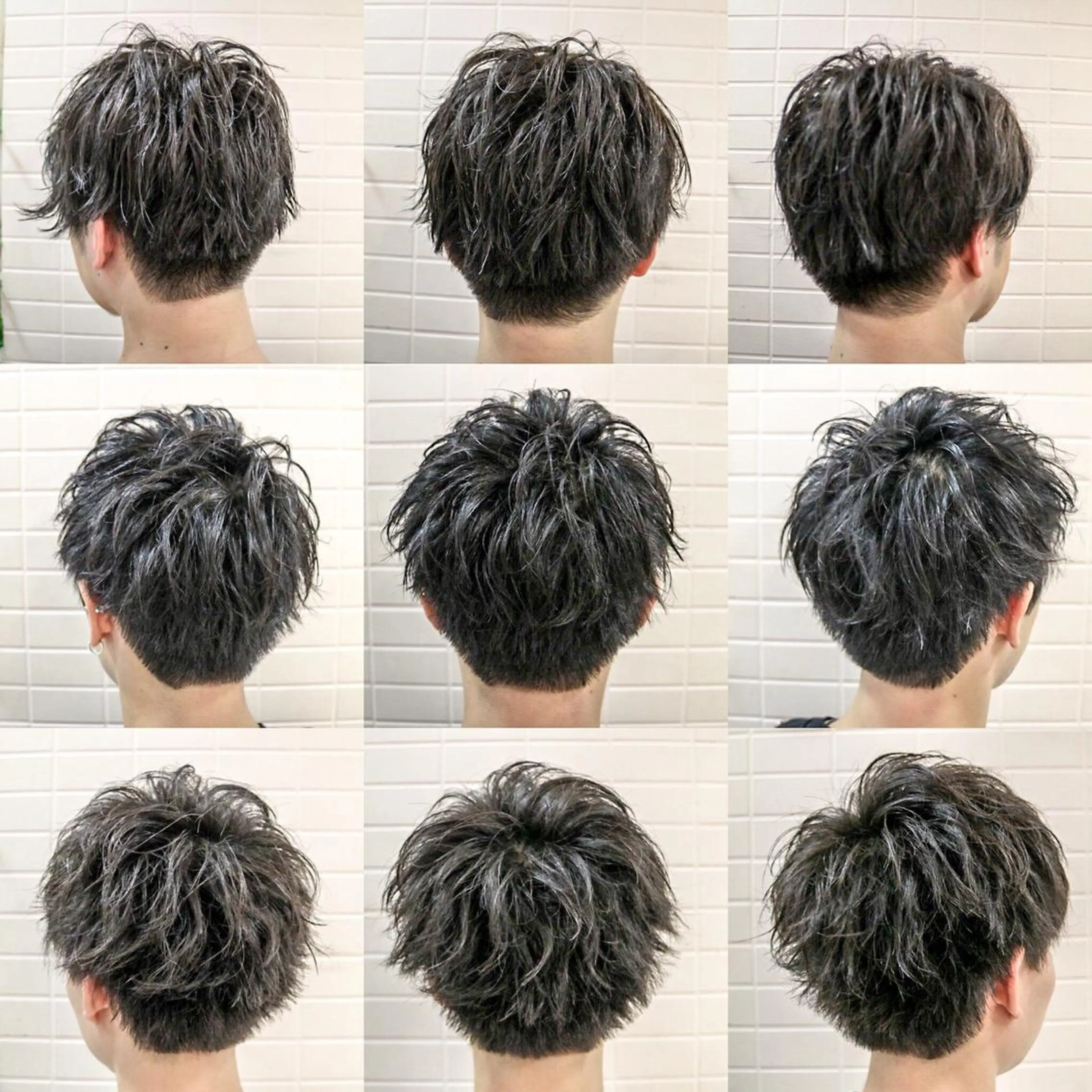 ショート カラー パーマ メンズ ⭐️口コミ5.0⭐️ 当日予約可能👌🏼のヘアスタイル