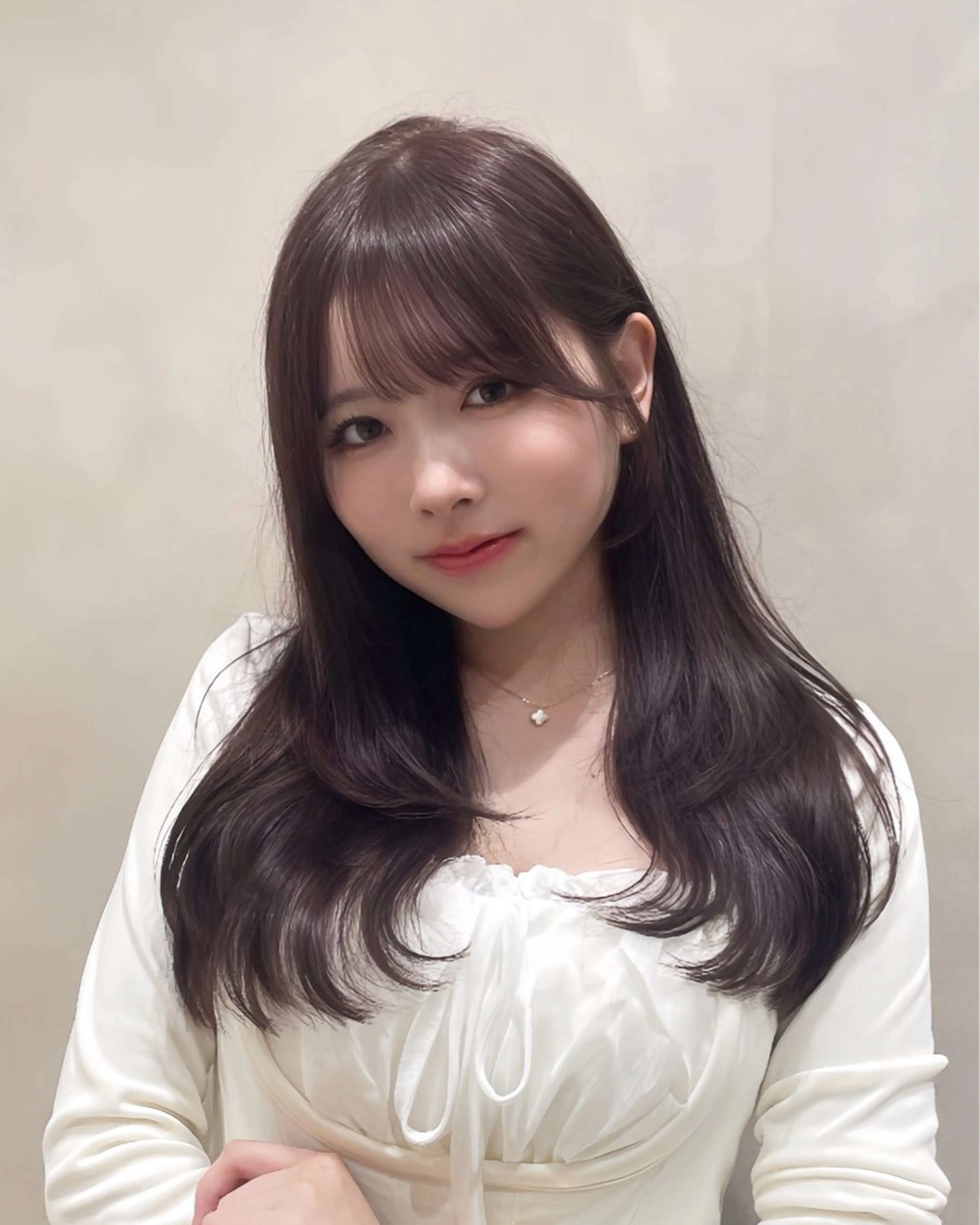 ロング カラー カット ヘアカラー トリートメント MIRAC所属・Ryoichi🩶 韓国ヘア/ハイトーンのヘアスタイル