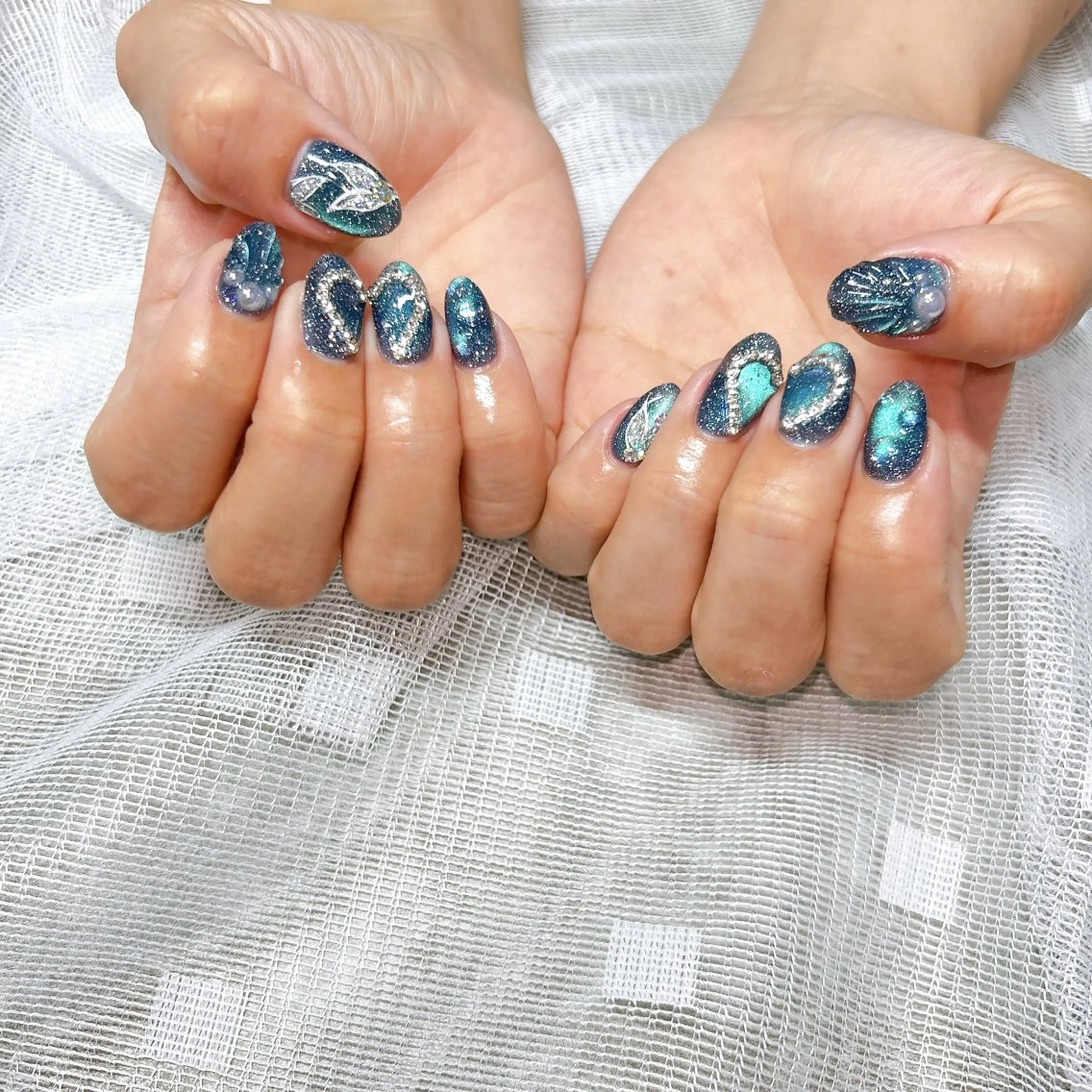 ネイル アートネイル キラキラネイル Colar Nail 美容サロン archange内所属・Colar Nailのネイルデザイン