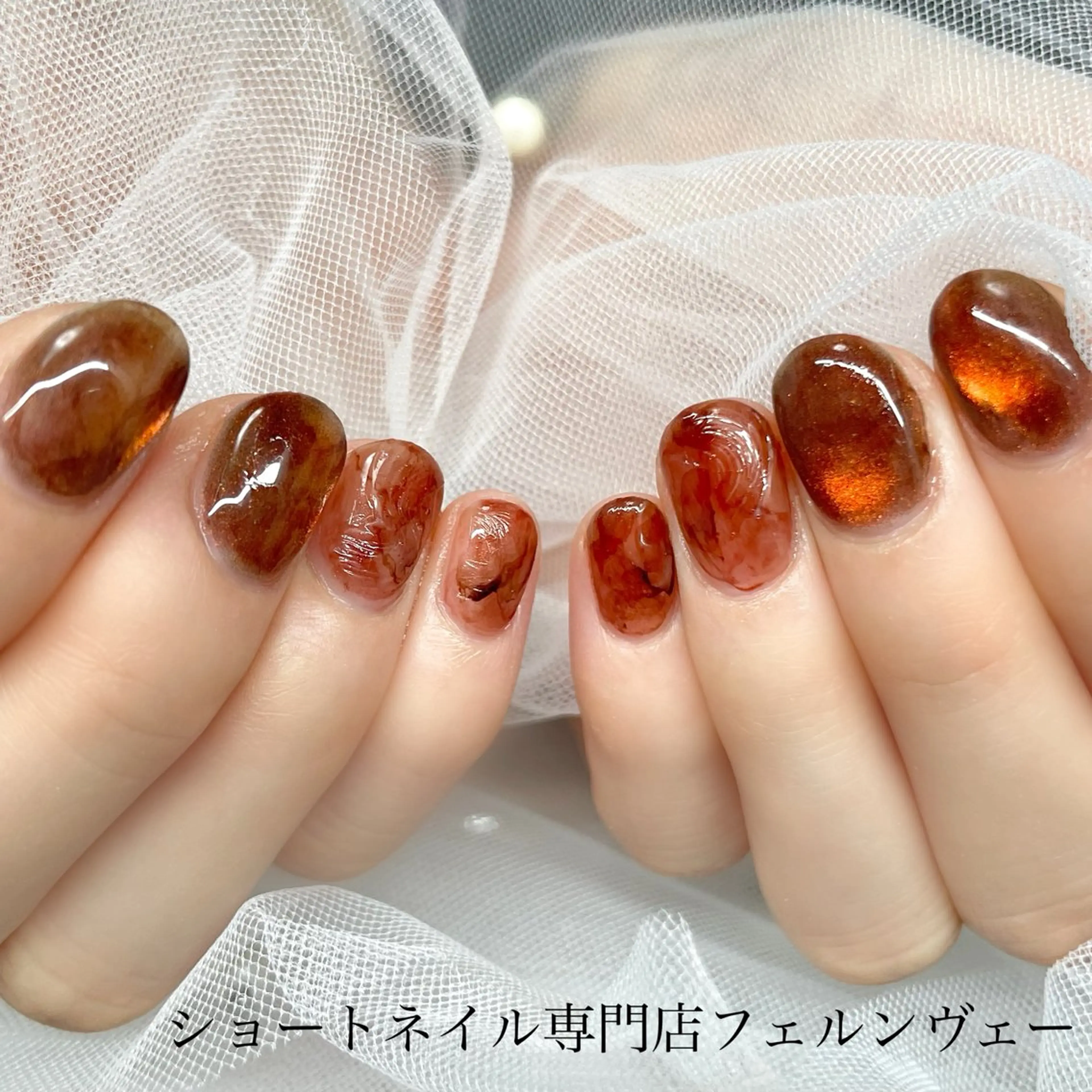 ネイル ハンドネイル ショートネイル専門店フェルンヴェー所属・ショートネイル専門店 フェルンヴェー代々木のネイルデザイン