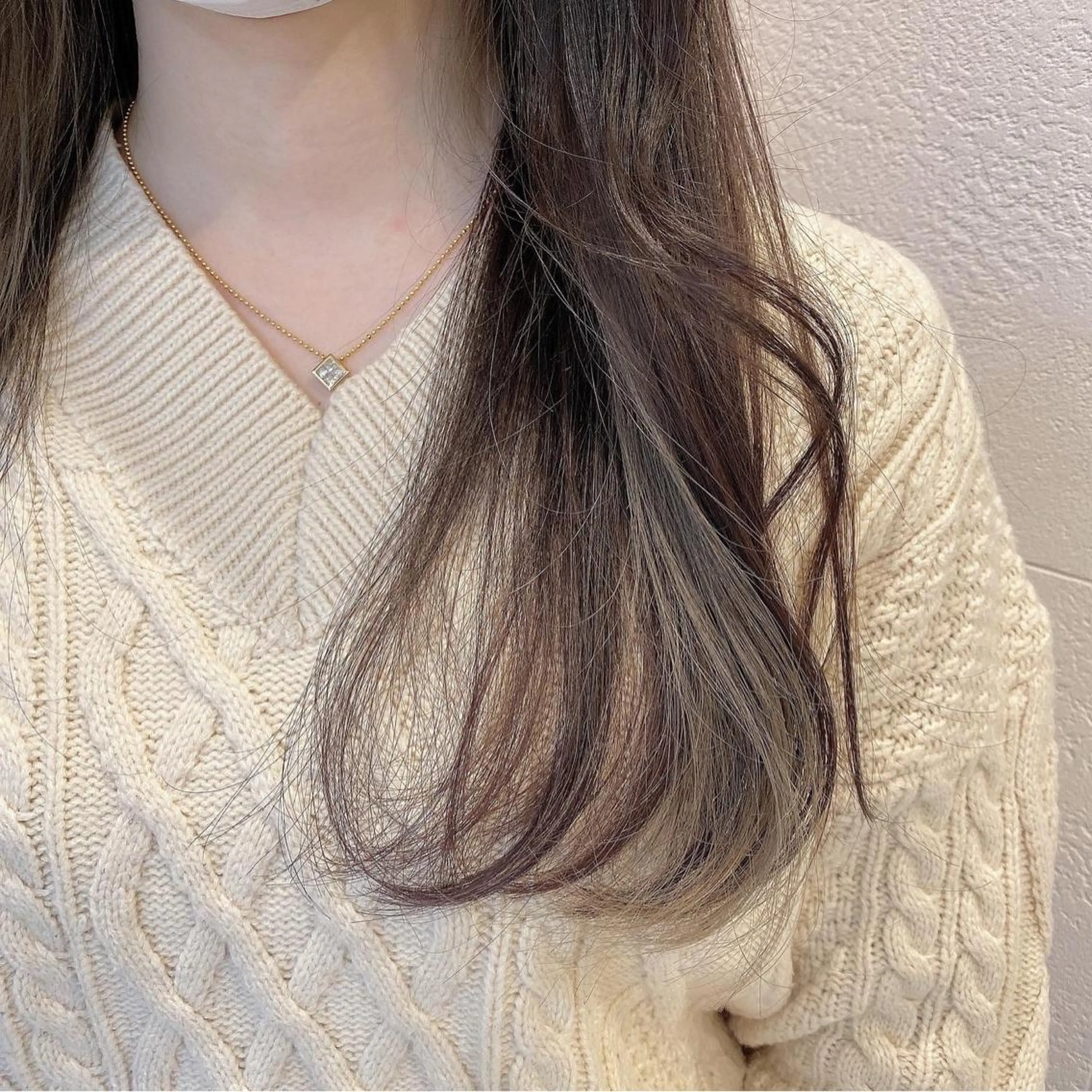 セミロング カラー ヘアアレンジ マツエク・マツパ アイブロウ グレージュ インナーカラー 眉カラー ヘアカラー トリートメント Noah's　Ark所属・透明感カラー🫧ヘア セット🫧松本菜月の眉毛・アイブロウイメージ