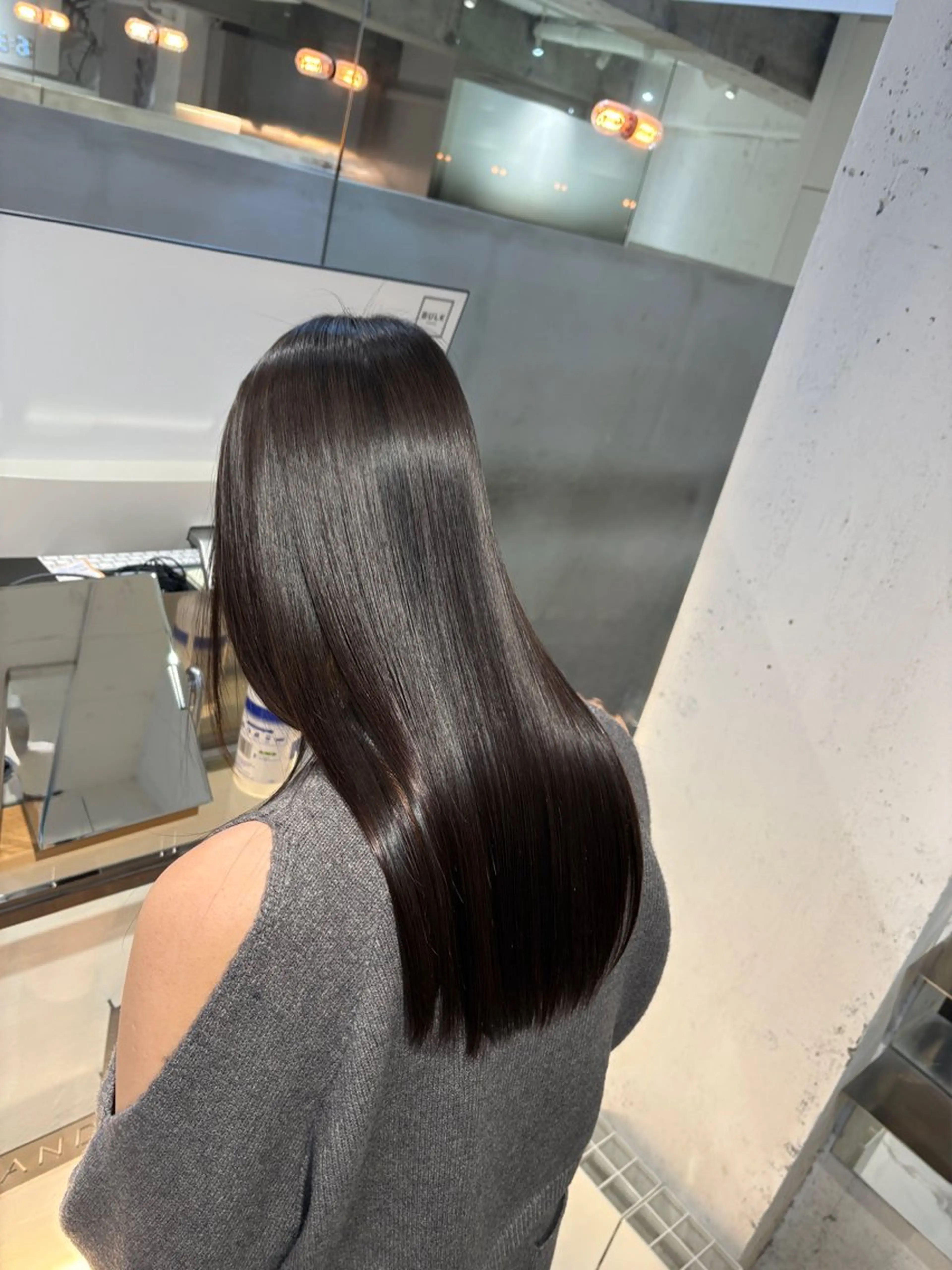 ロング カット ヘアカラー 縮毛矯正 トリートメント 🌫️縮毛矯正/髪質 改善/ゆずる🌫️のヘアスタイル