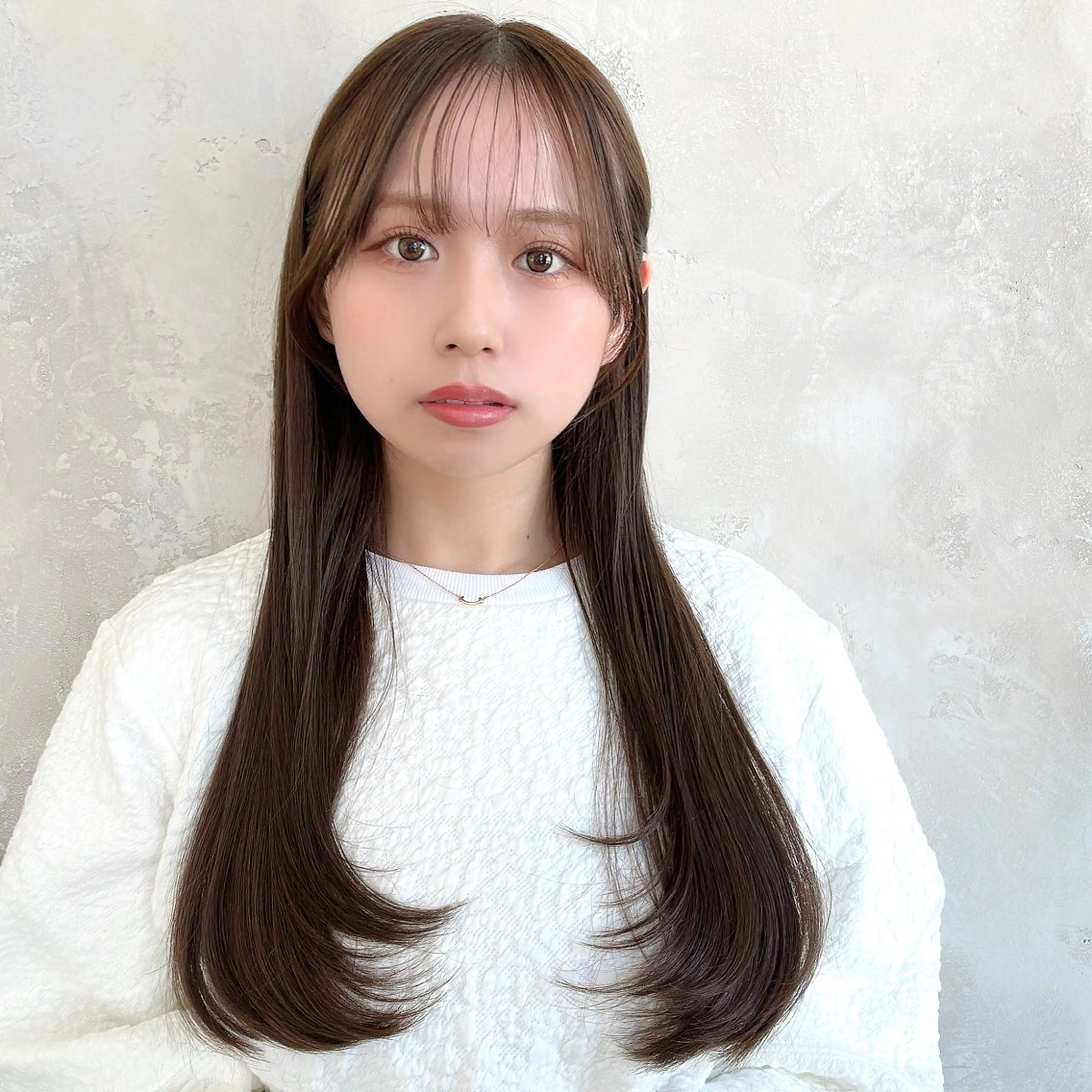 ロング カラー ベージュカラー 透明感カラー くびれヘア 顔周りカット ハイレイヤー カット ヘアカラー トリートメント 💫レイヤーカット 💫木原佑璃香のヘアスタイル