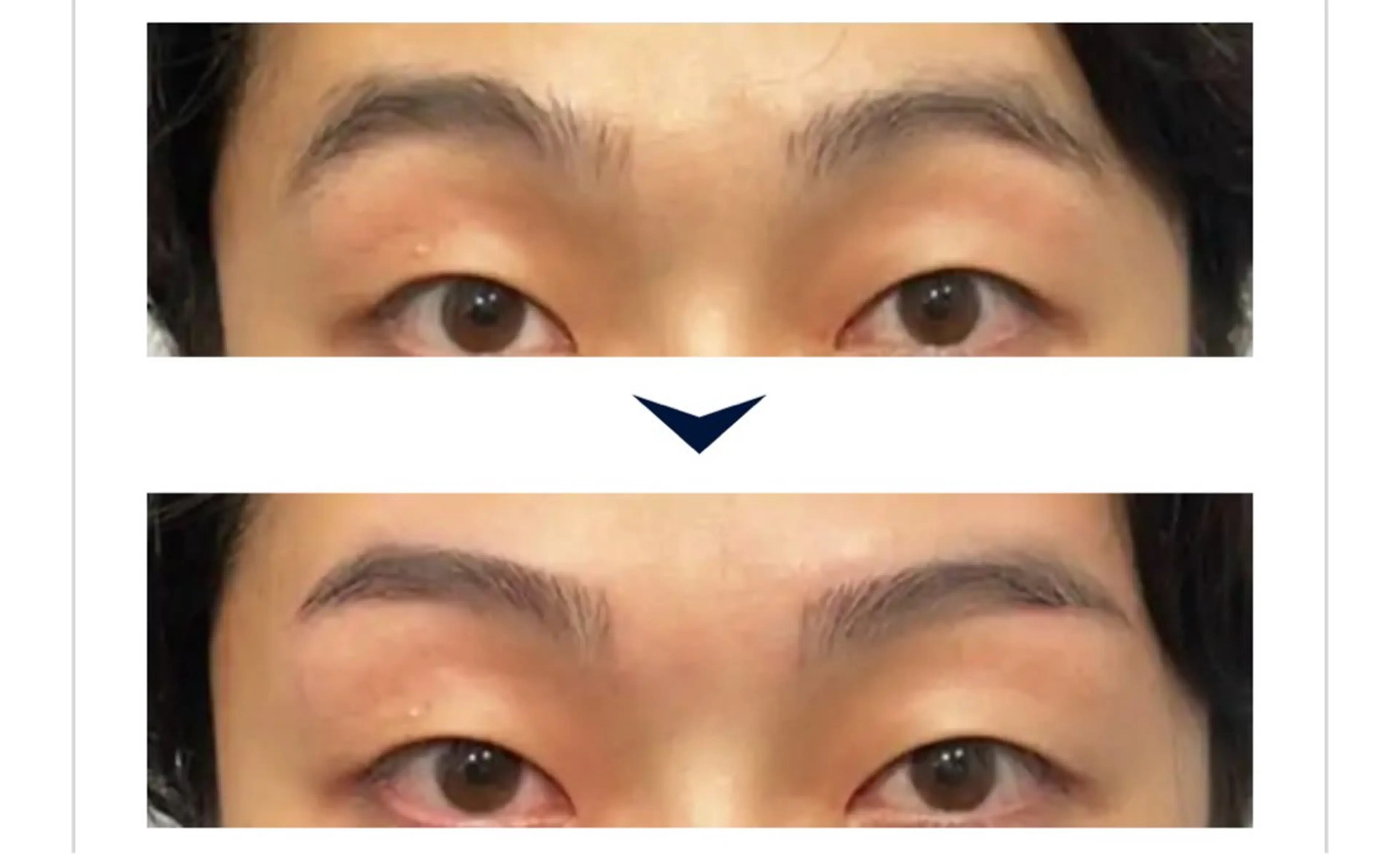 【男性限定】眉スタイリング(ワックス脱毛)の写真