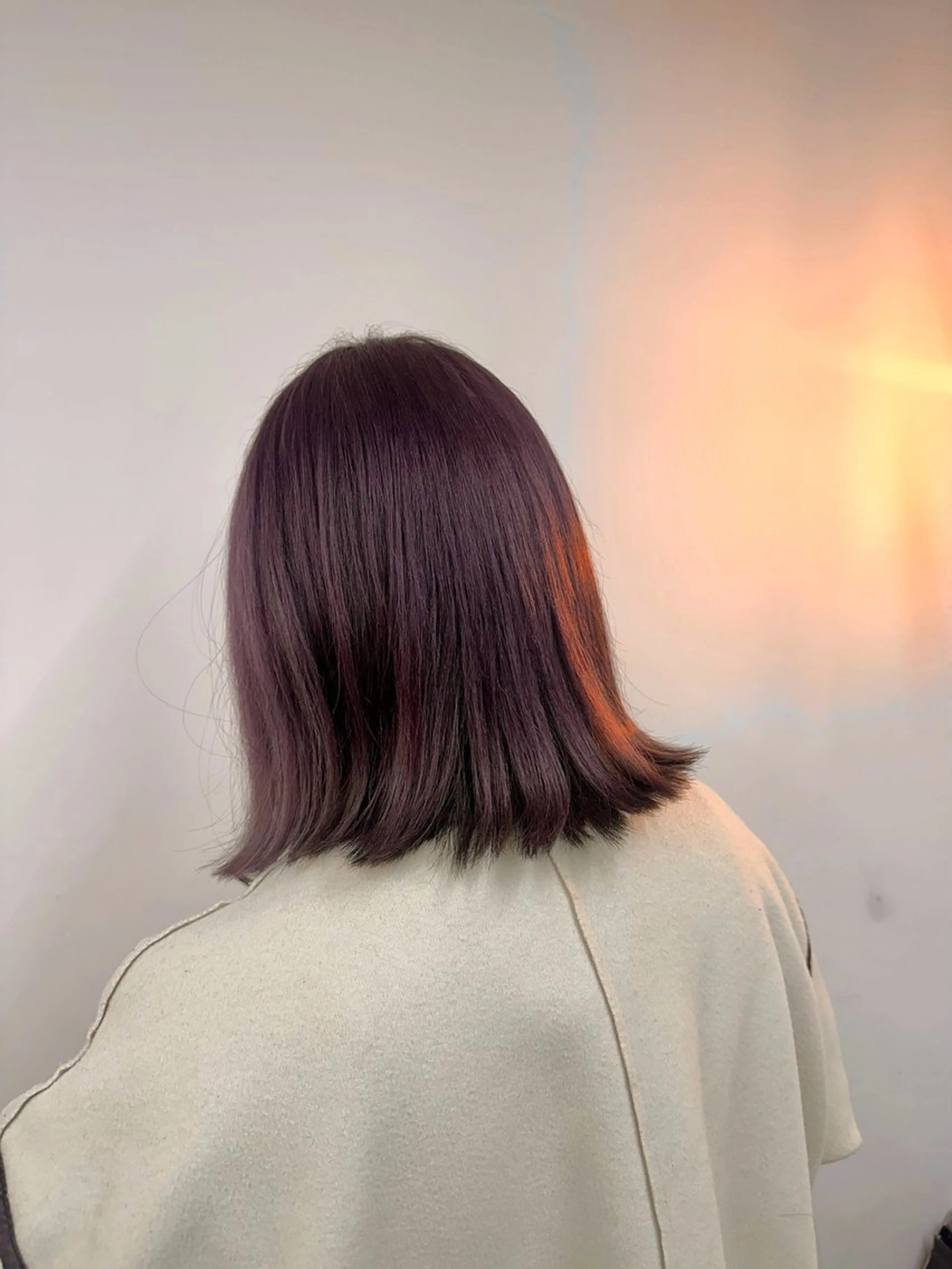 ミディアム tonari所属・透明感カラー/中崎町 fukaのヘアスタイル