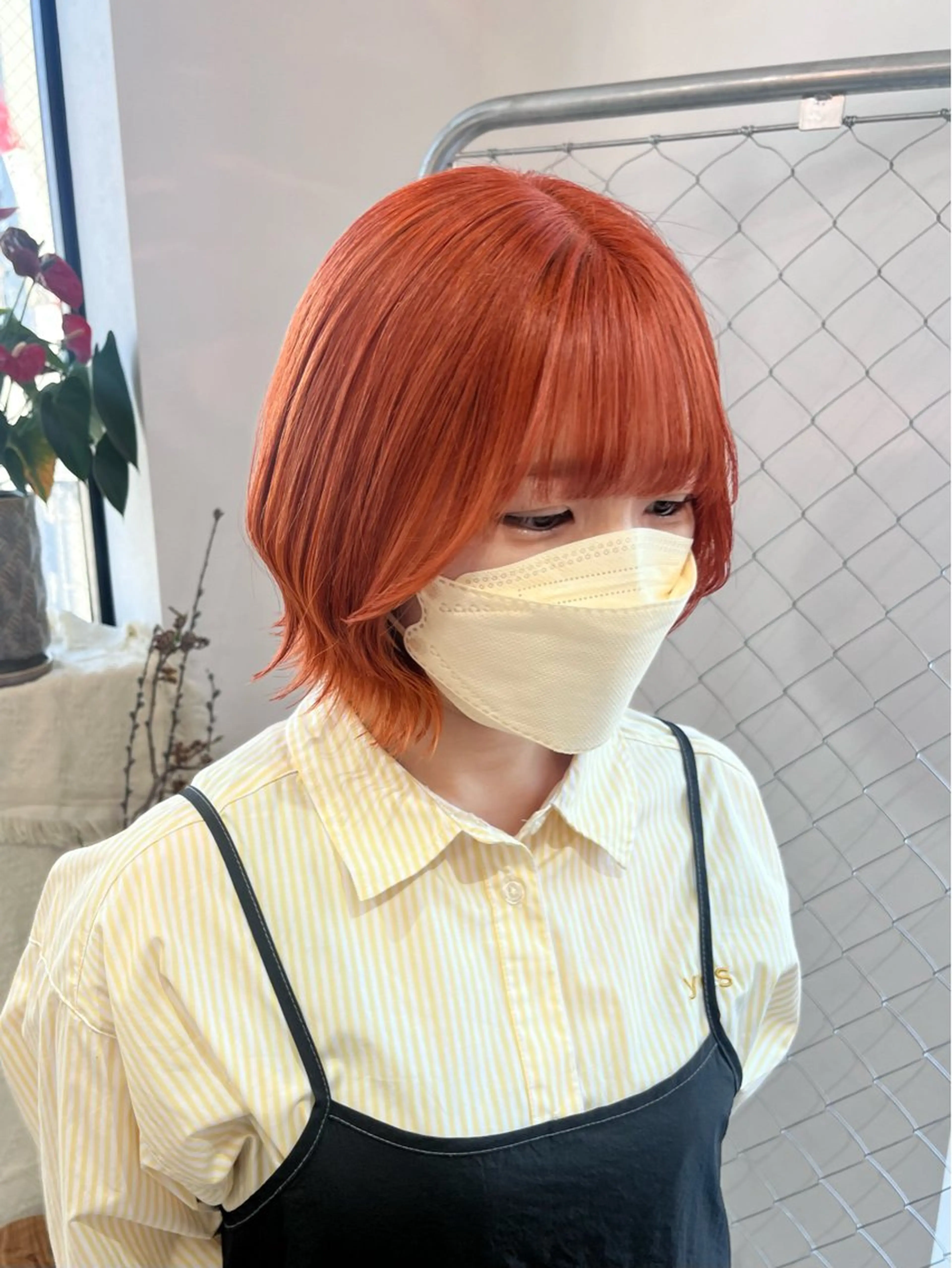 ショート カラー ヘアアレンジ カット ヘアカラー ヘアセット 🎀韓国ヘア🎀 𝐬𝐚𝐫𝐚🎀のヘアスタイル
