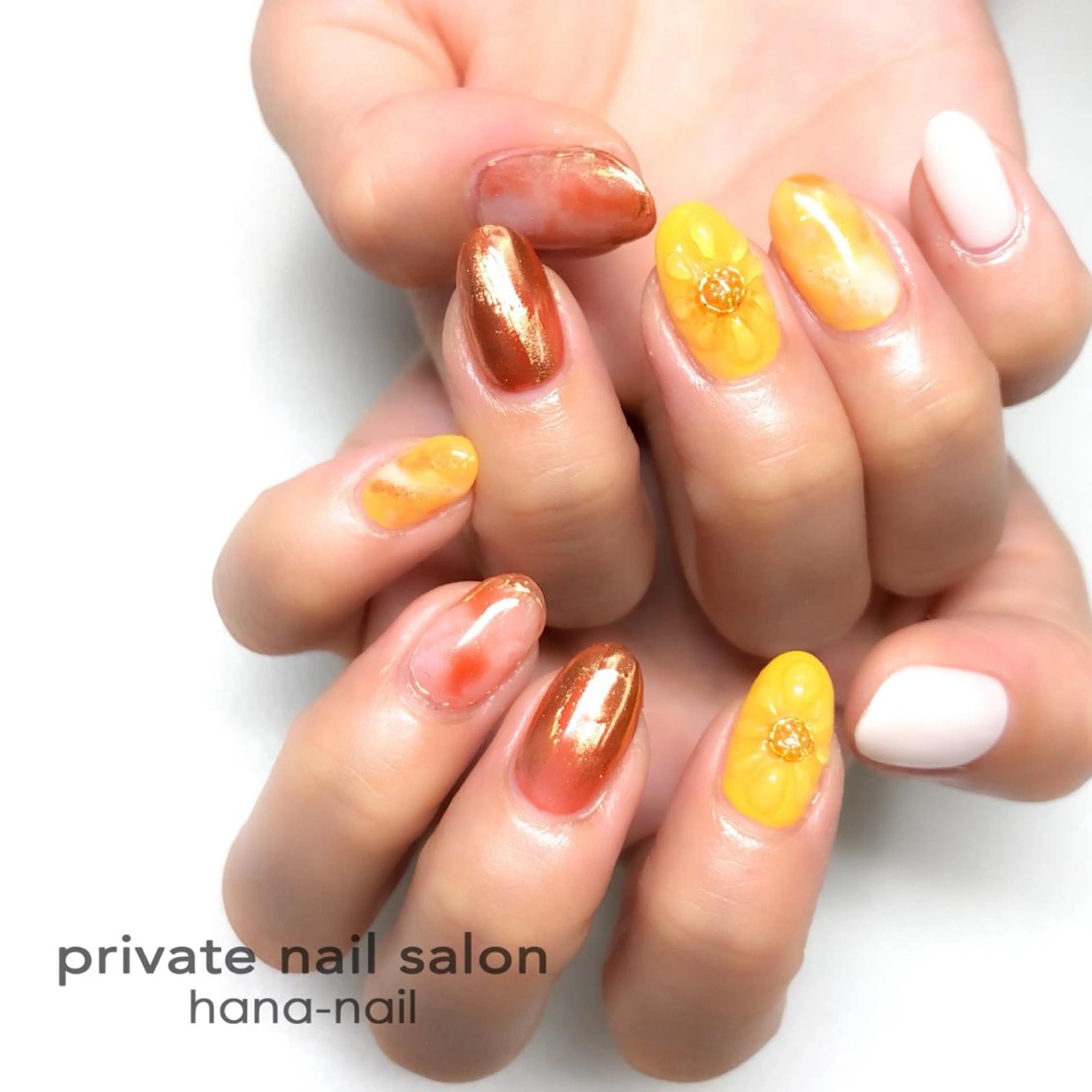 ネイル HANA-NAILハナネイル福山所属・Kao hana-nailのネイルデザイン