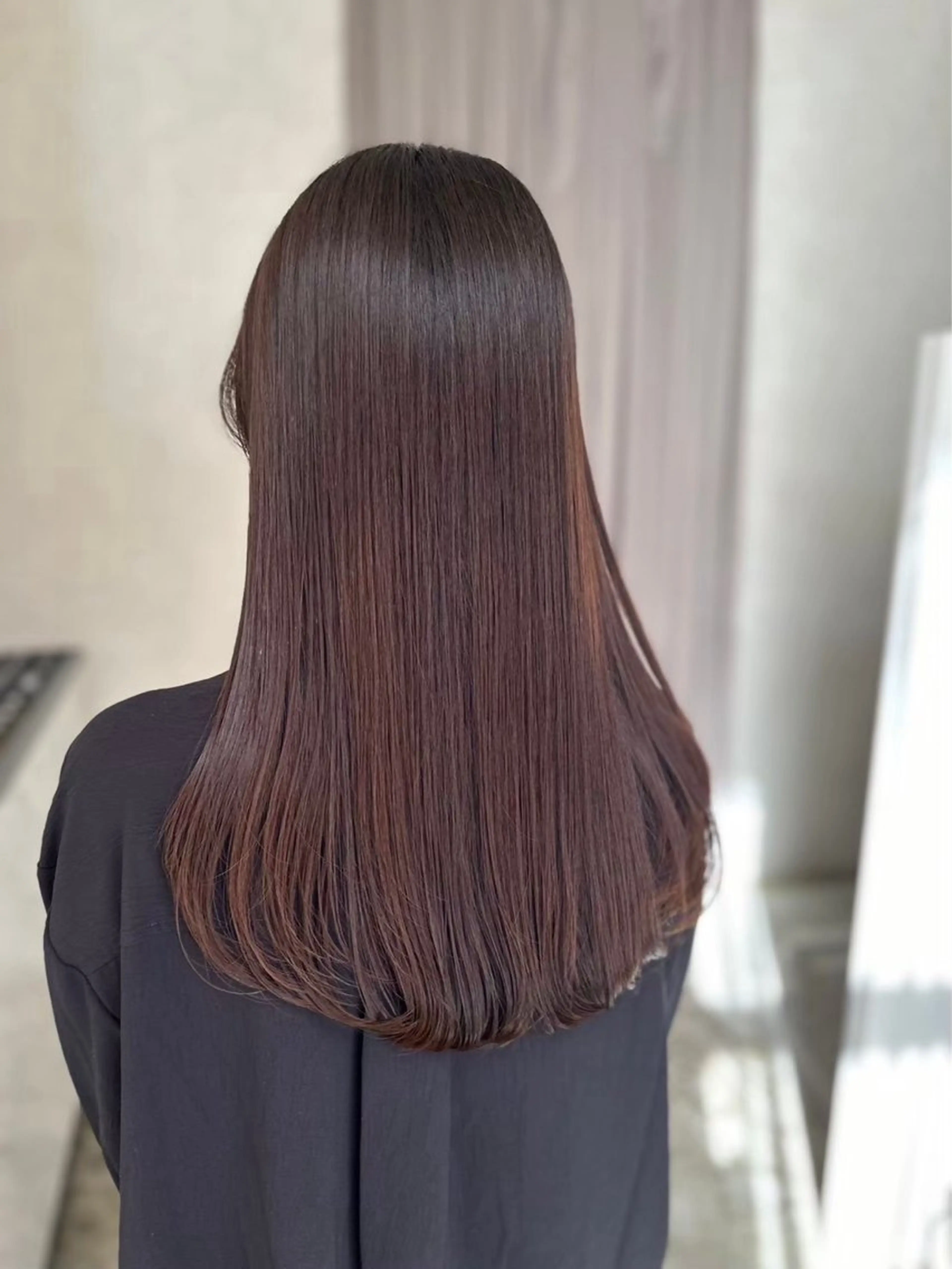 ロング 細川 真希のヘアスタイル