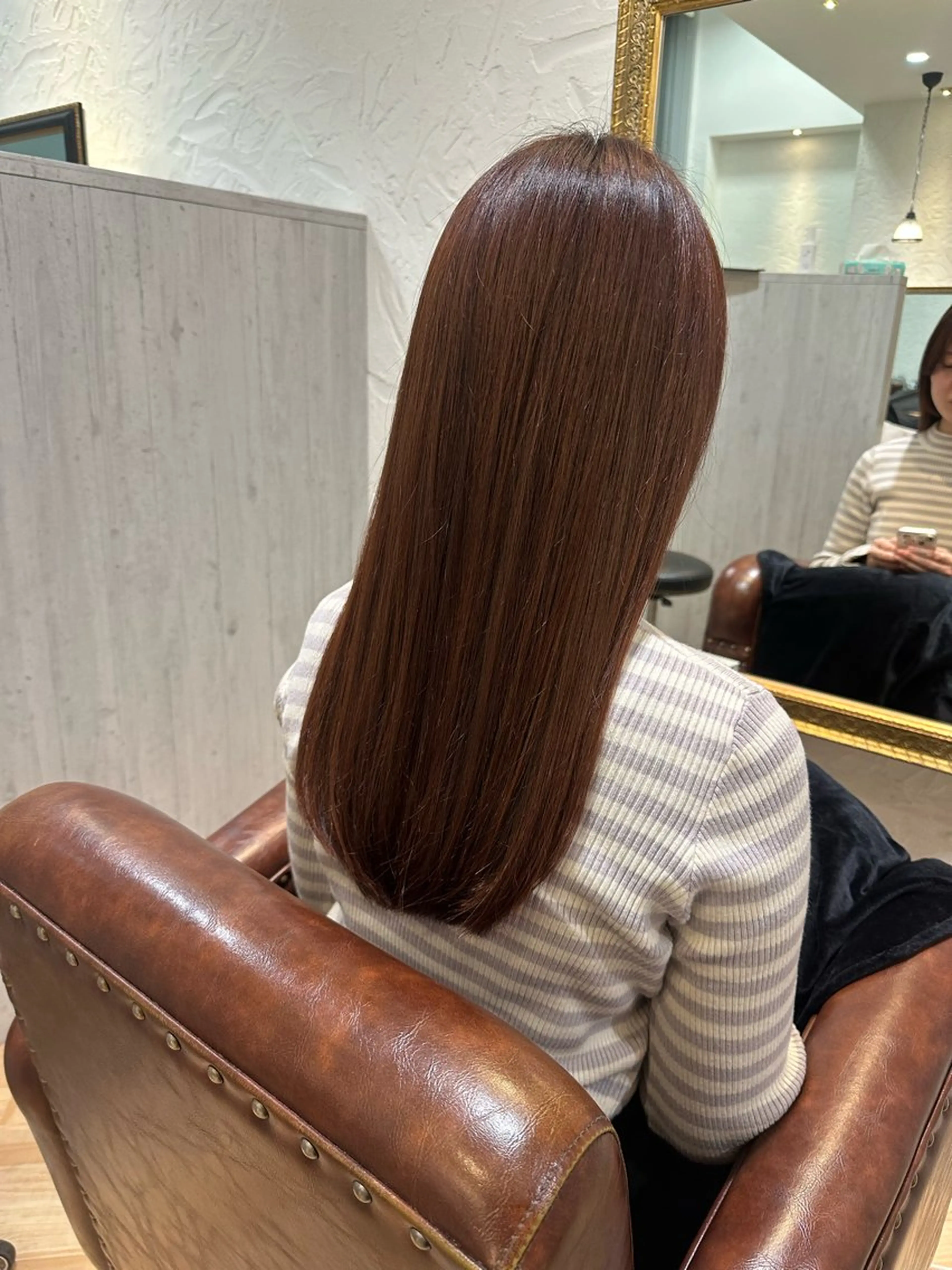 ロング 顔周りカット レイヤーカット airi カットモデル募集✂︎のヘアスタイル