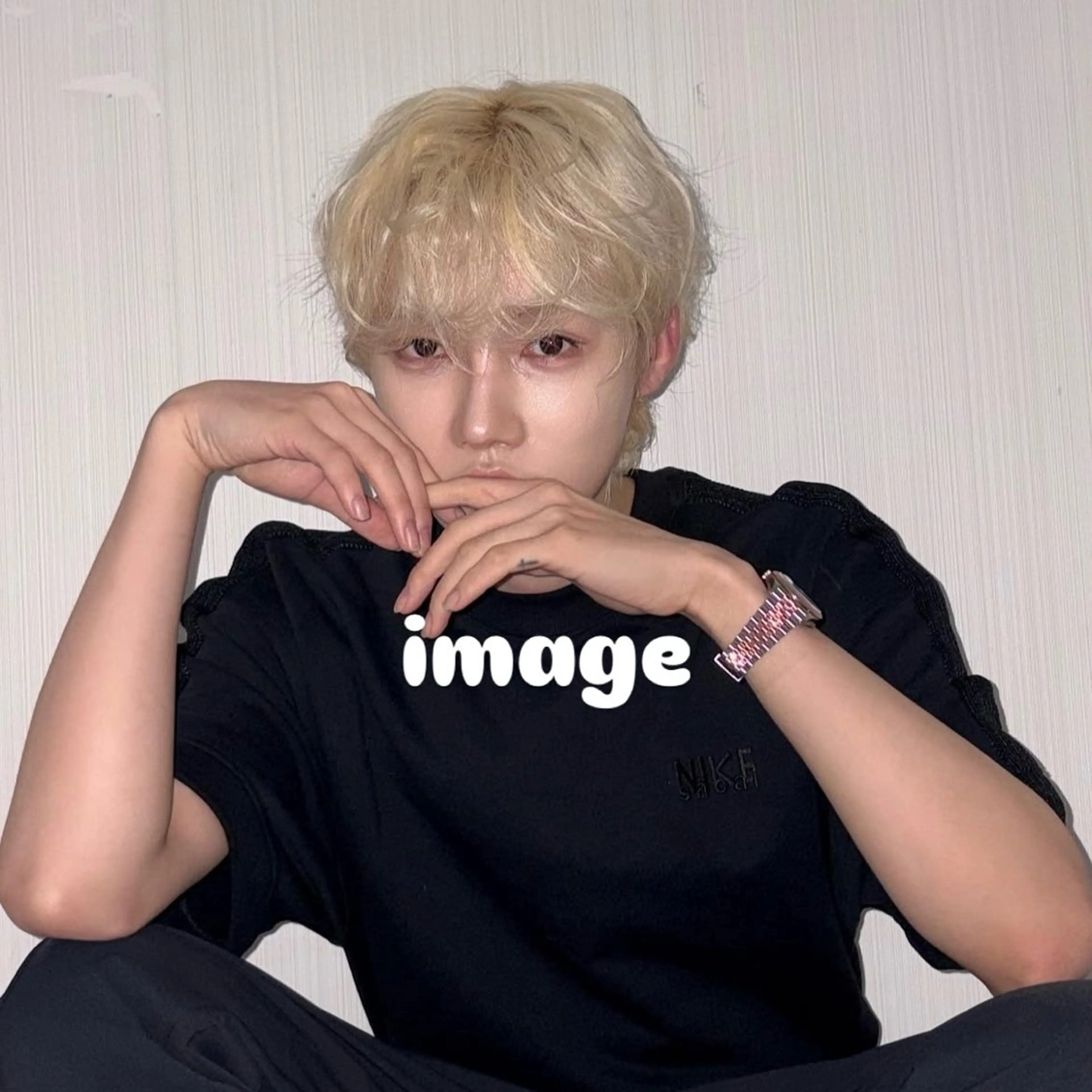 カラー メンズ メンズ韓国風 ブロンド カット ヘアカラー ぱっつんボブ☆メンズ カットYUTOのヘアスタイル