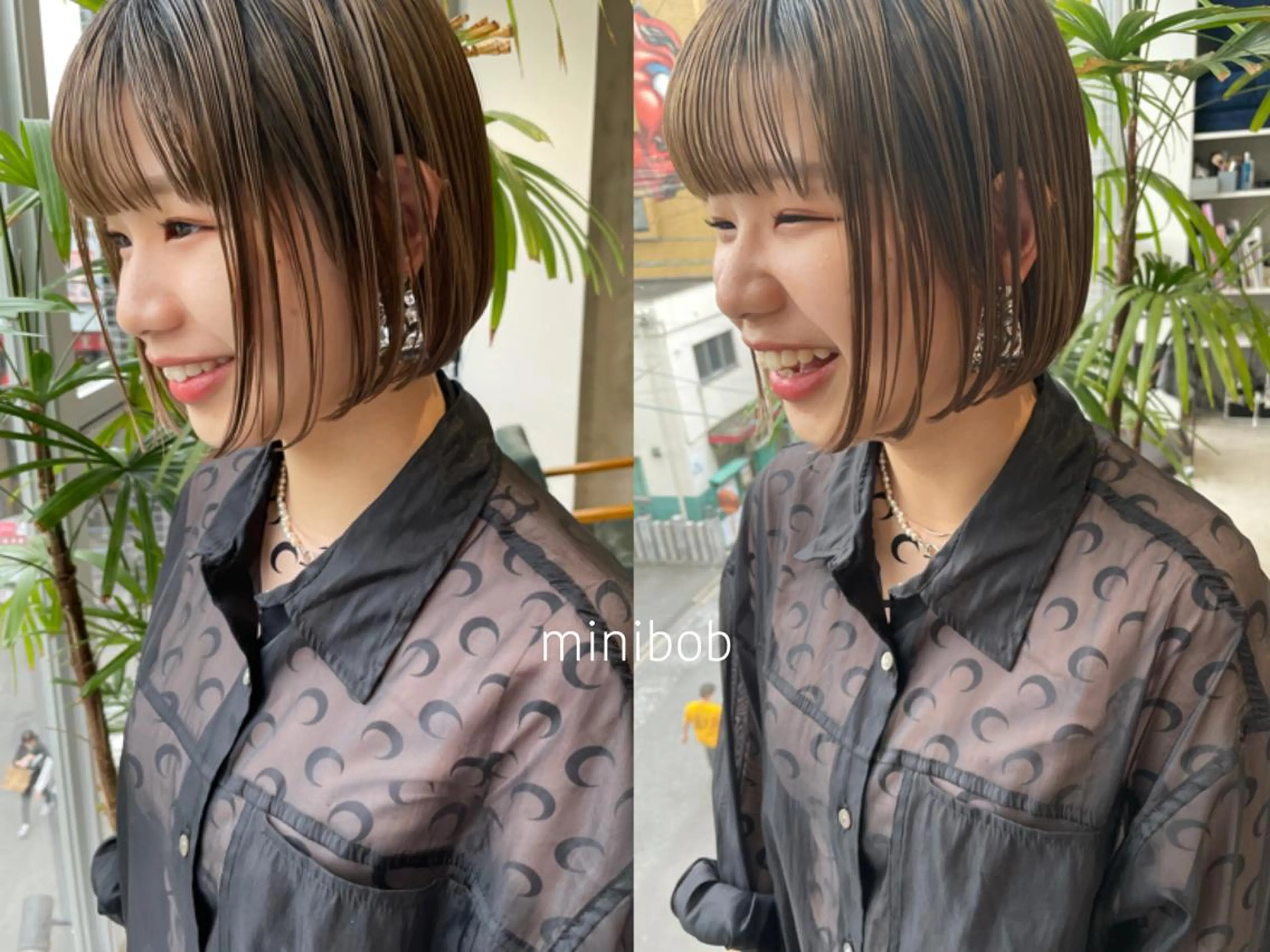 ミディアム カラー ill.所属・ill［イル］大須 ダブルカラー髪質改善のヘアスタイル