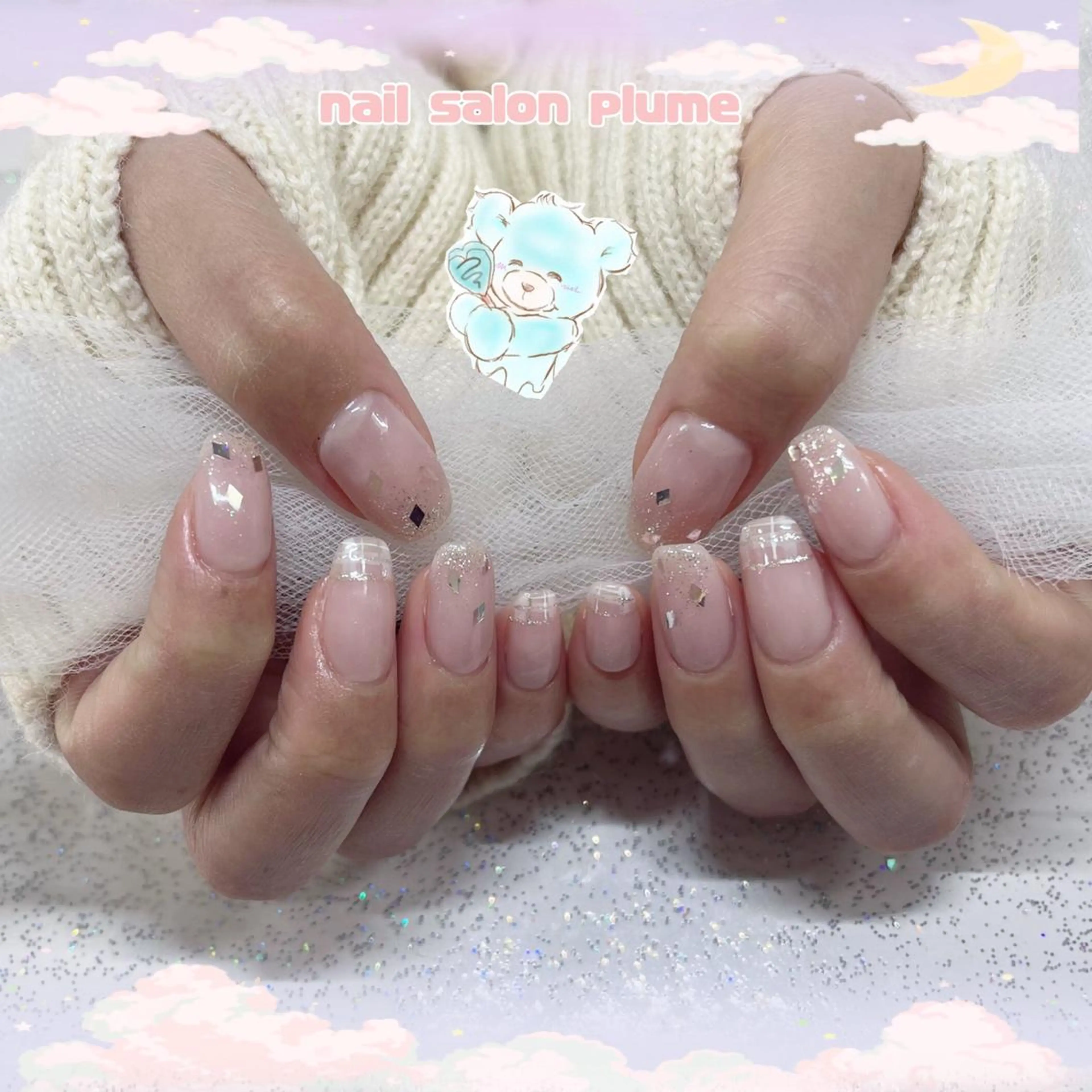 ネイル ハンドネイル plume nail ☆韓国ネイルのネイルデザイン