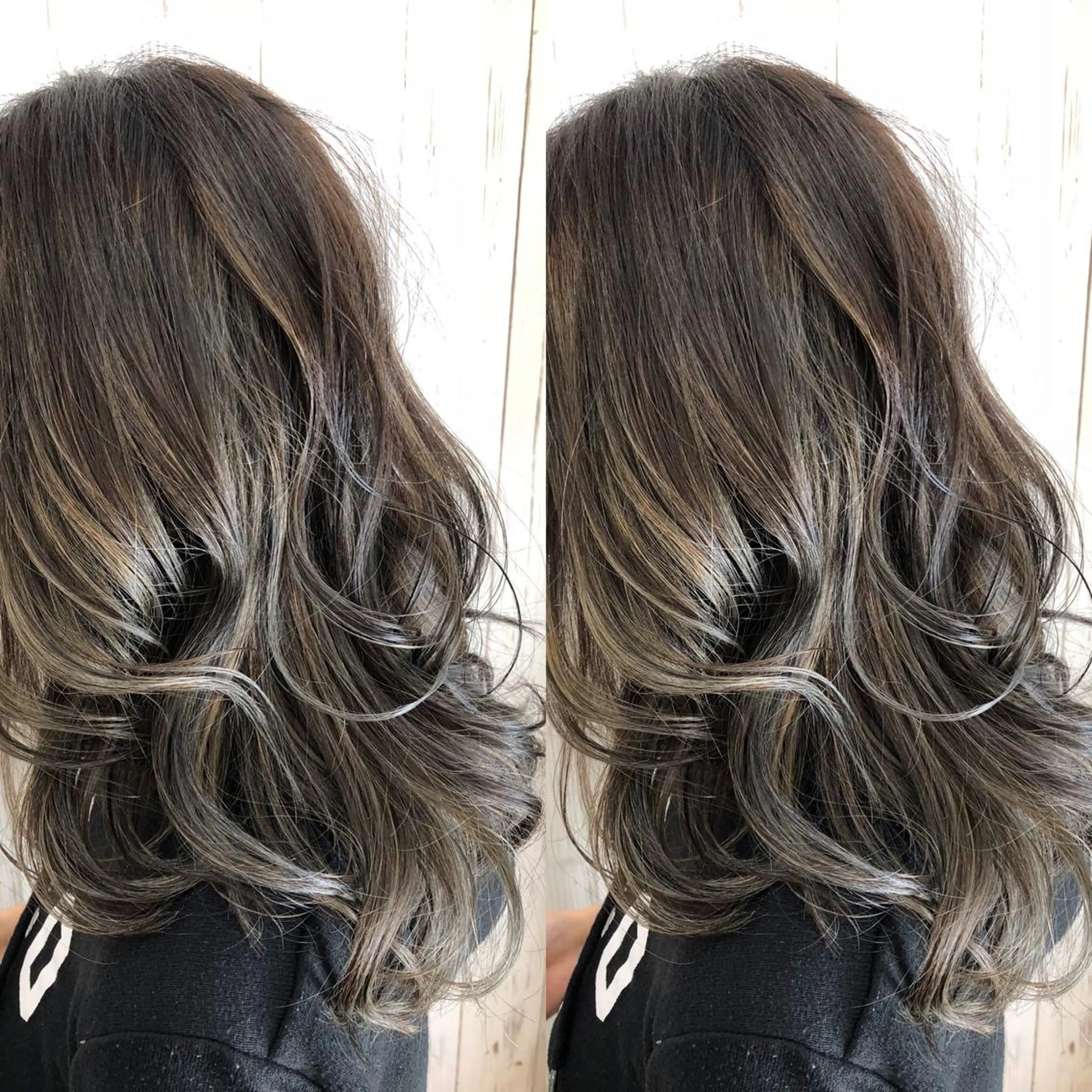 ロング カラー グラデーションカラー ハイライトカラー ハイライト ヘアサロンオスカー 岸和田蛸地蔵店のヘアスタイル