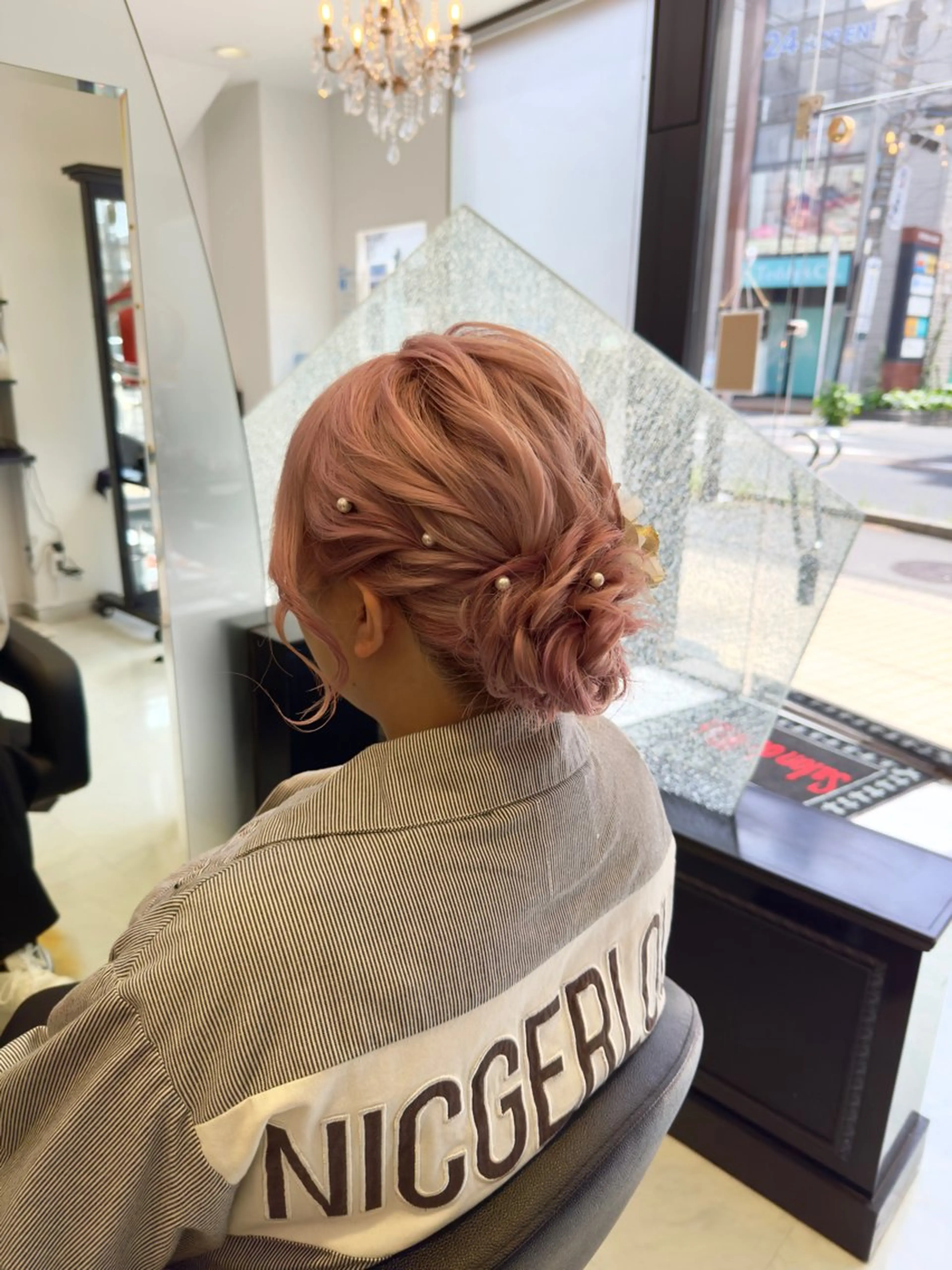 セミロング ヘアアレンジ ヘアセット MURATA KOHEIのヘアスタイル