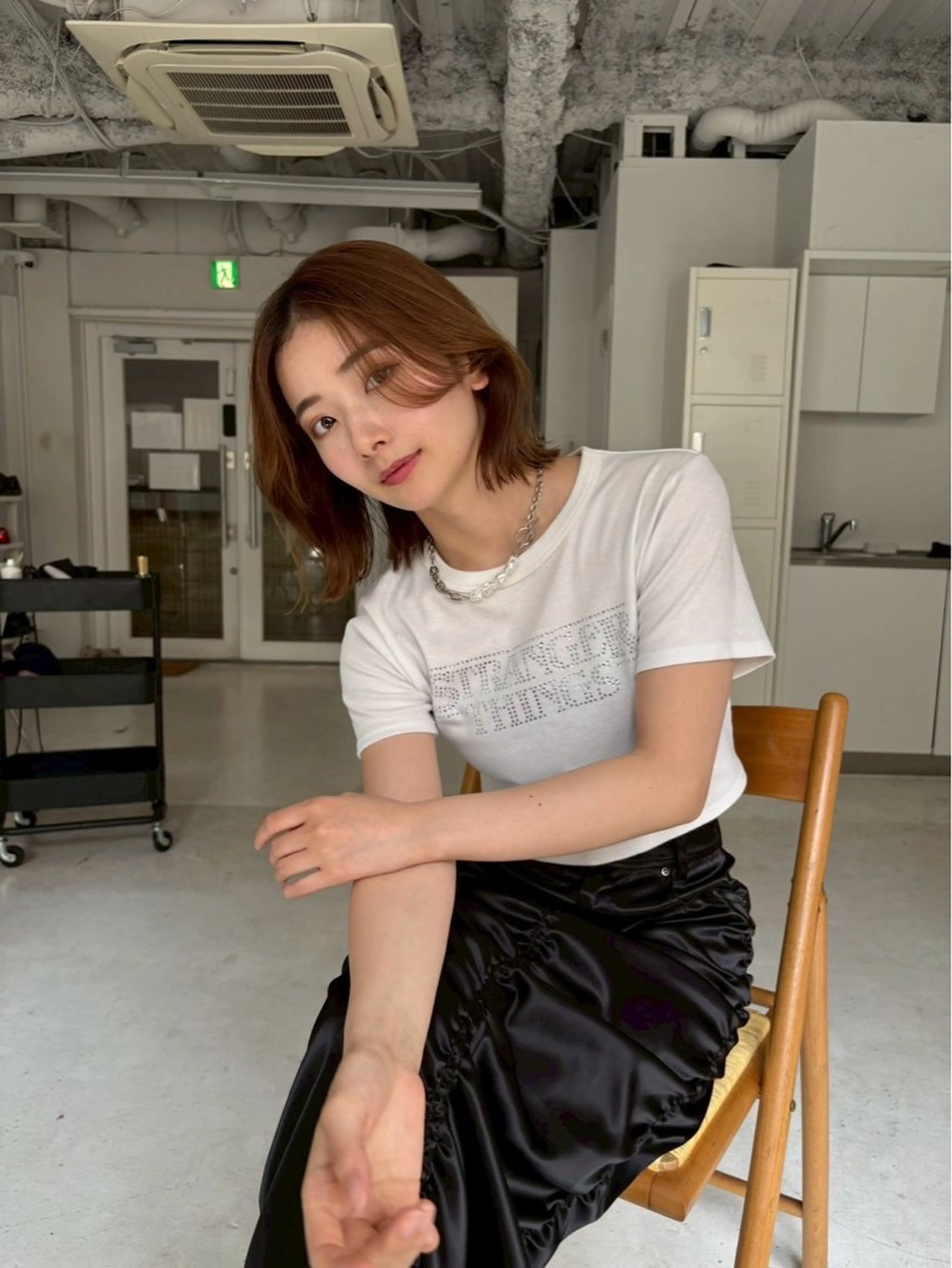 ショート カット ヘアカラー トリートメント REIKA/レイヤー /ボブ/透明感カラーのヘアスタイル