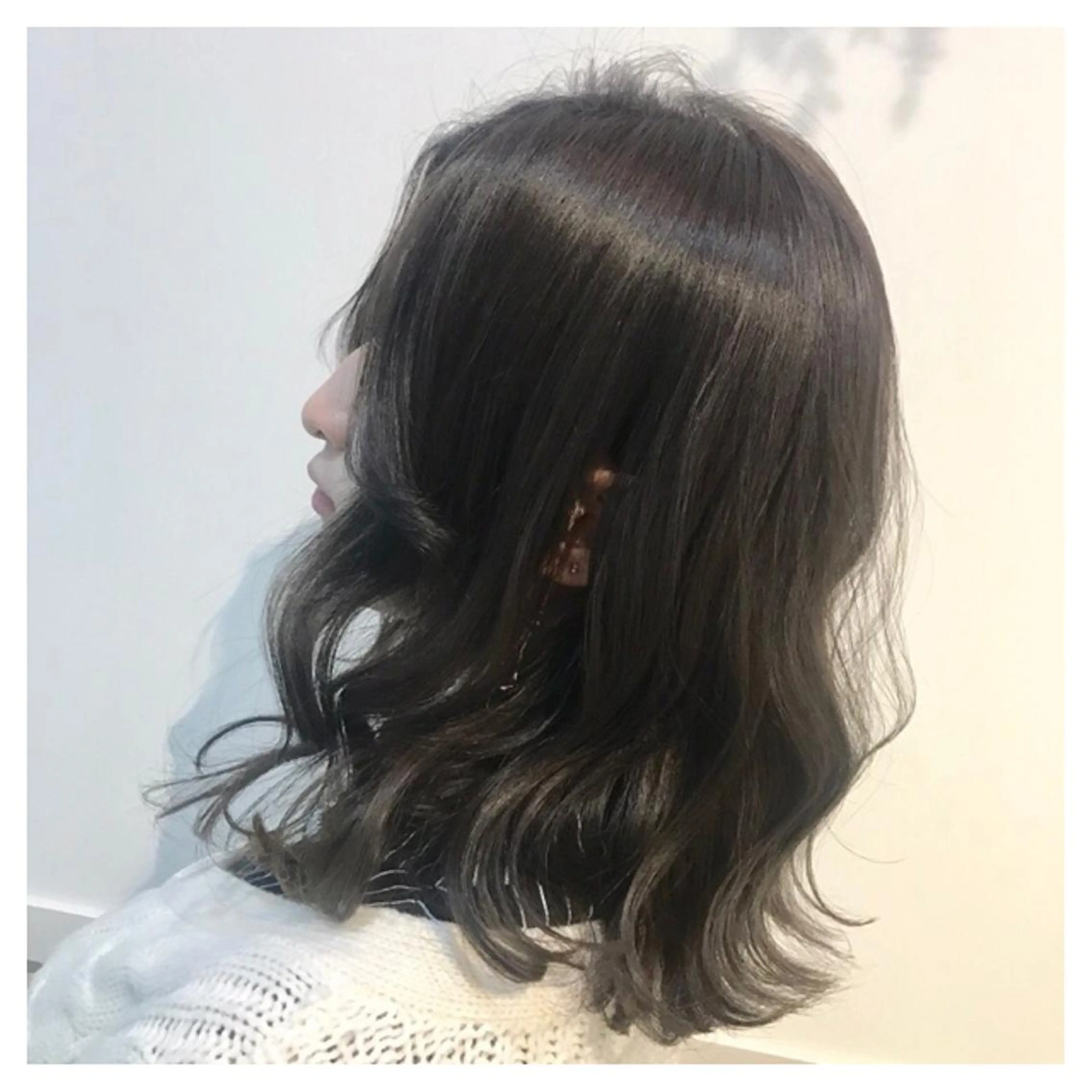 ミディアム カラー 極艶透明感カラー💖 髪質改善/出雲つぐみのヘアスタイル