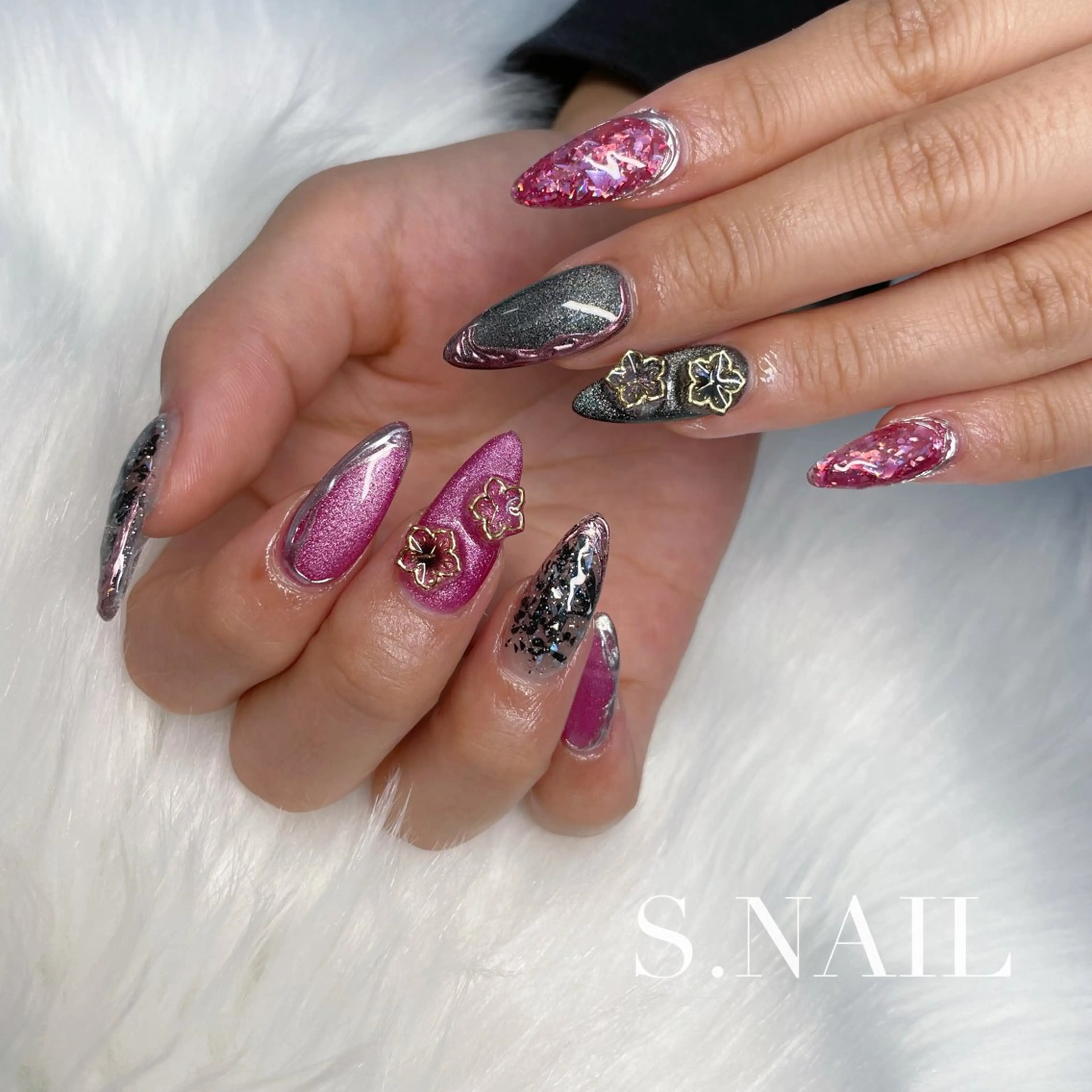 ネイル ハンドネイル S♡NAIL所属・S.NAIL Suuのネイルデザイン