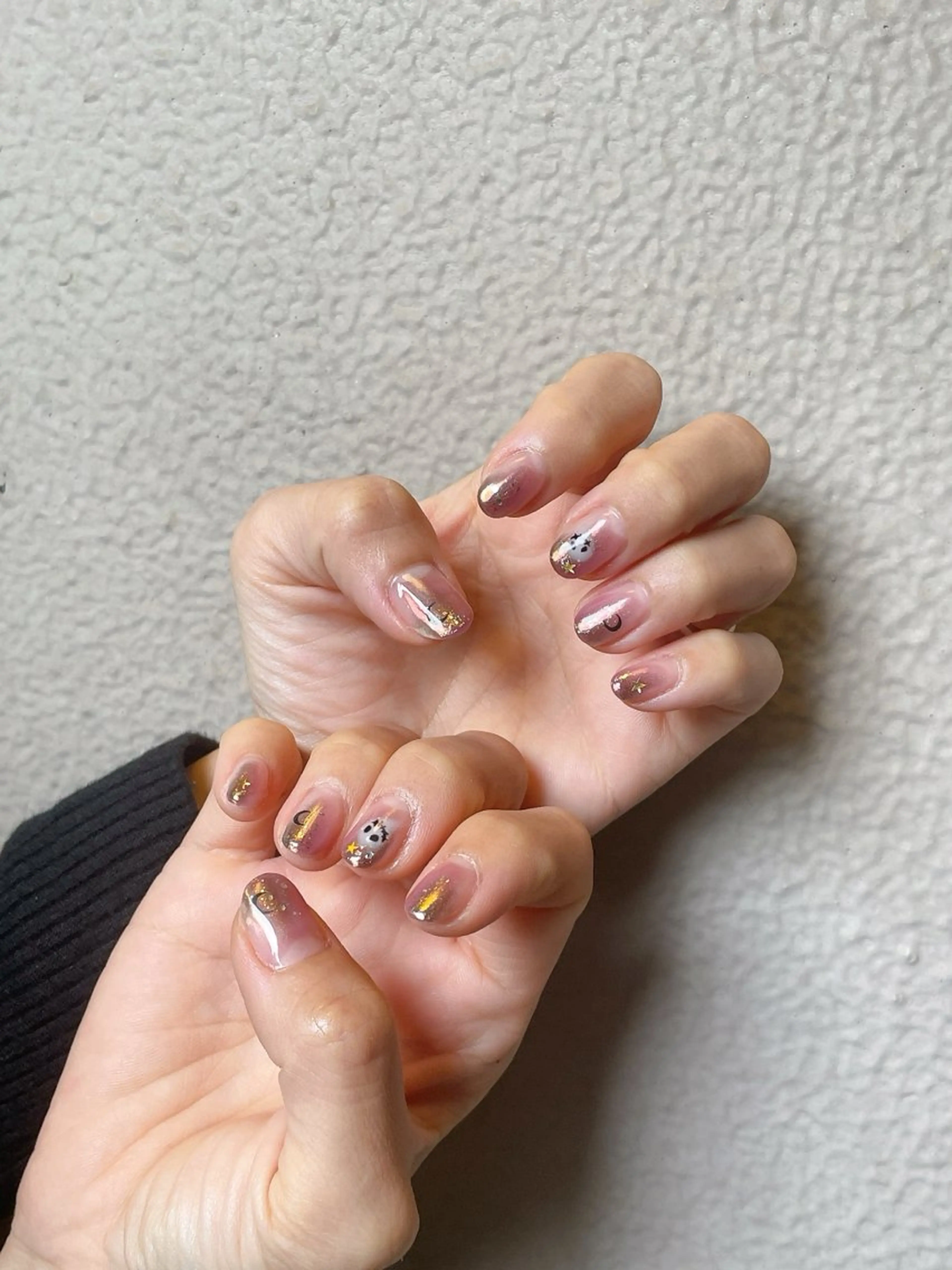 ネイル フットネイル ジェルネイル ハロウィン パラジェル 冬ネイル ハンドネイル kiki nail 二子玉川のネイルデザイン