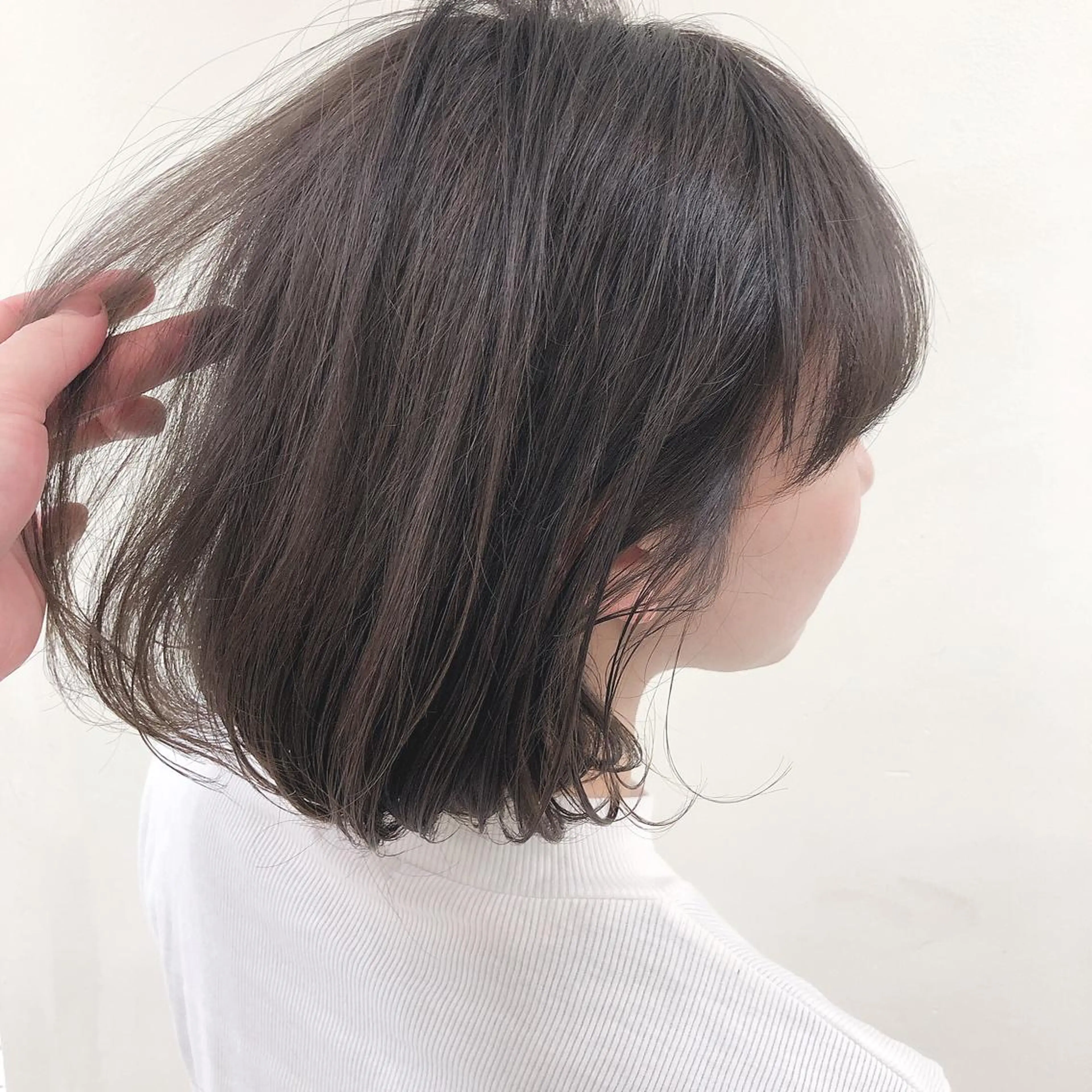 ショート カラー ボブ/パーマ 古家 佑真のヘアスタイル