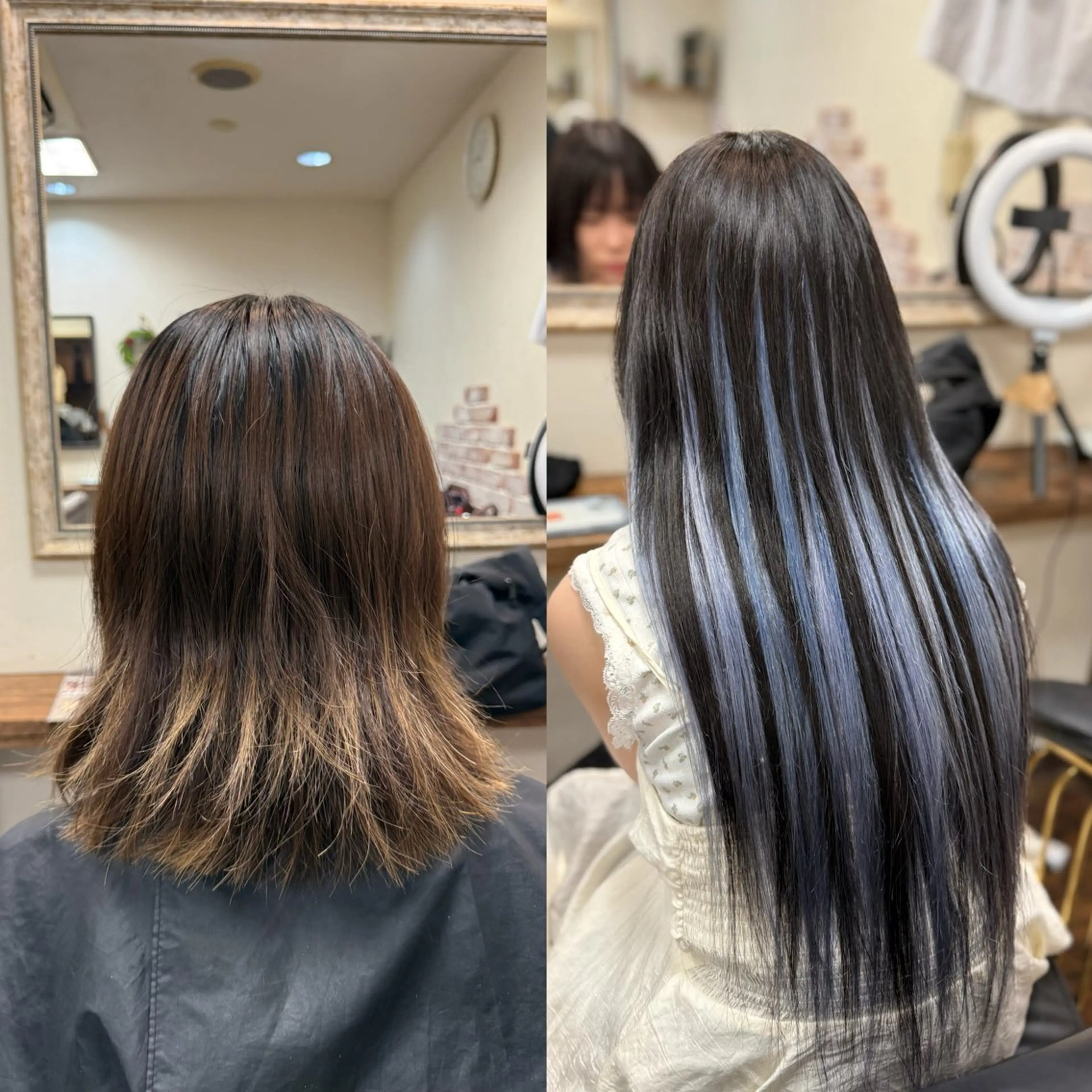 ロング カラー エクステ 🐺新宿manabu カットモデル募集中のヘアスタイル