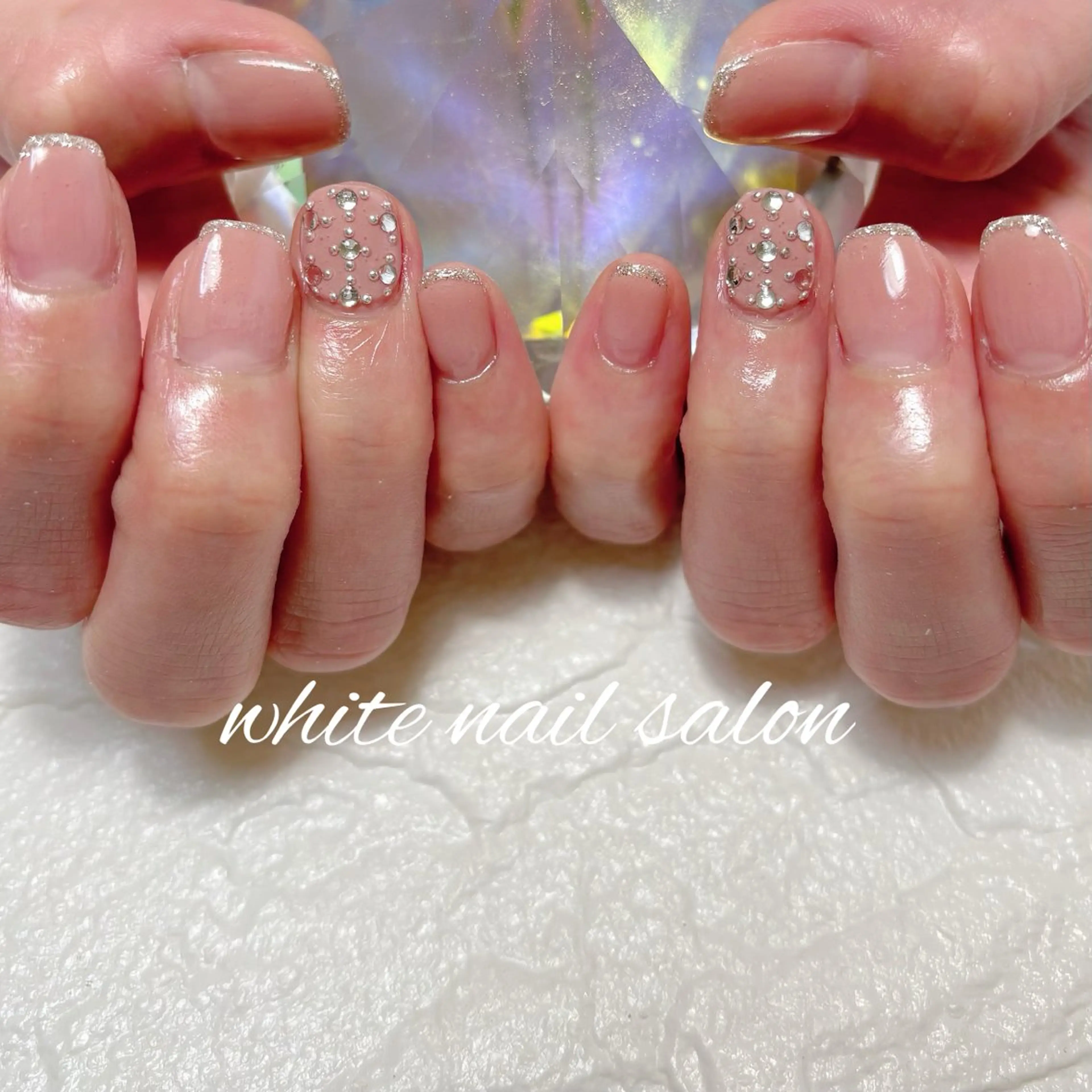 ネイル フットネイル 持ち込み ハンドネイル white nail salonのネイルデザイン