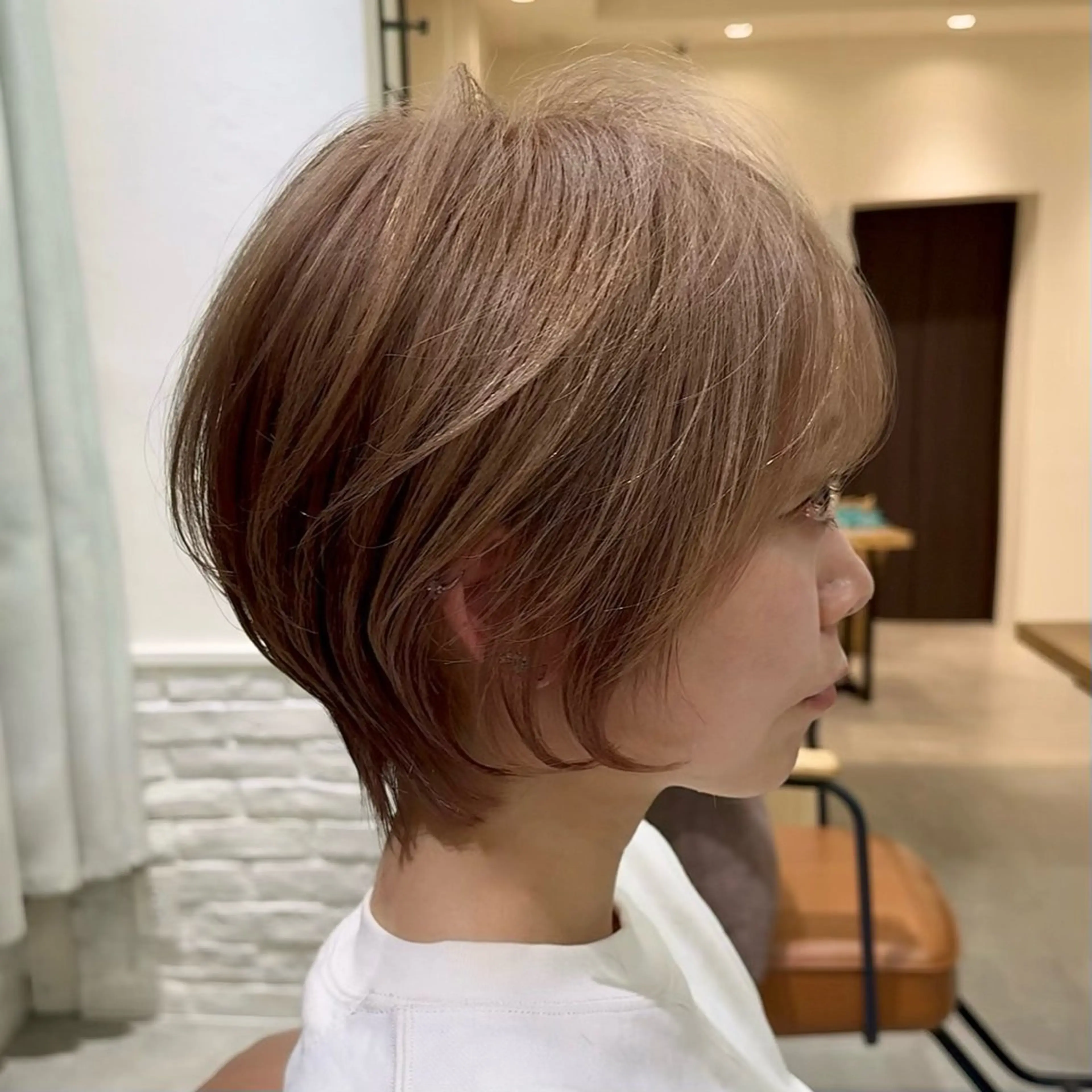 ショート カラー 似合わせカット ショートヘア カット ヘアカラー 銀座/ショート特化/ 似合わせカット/といのヘアスタイル