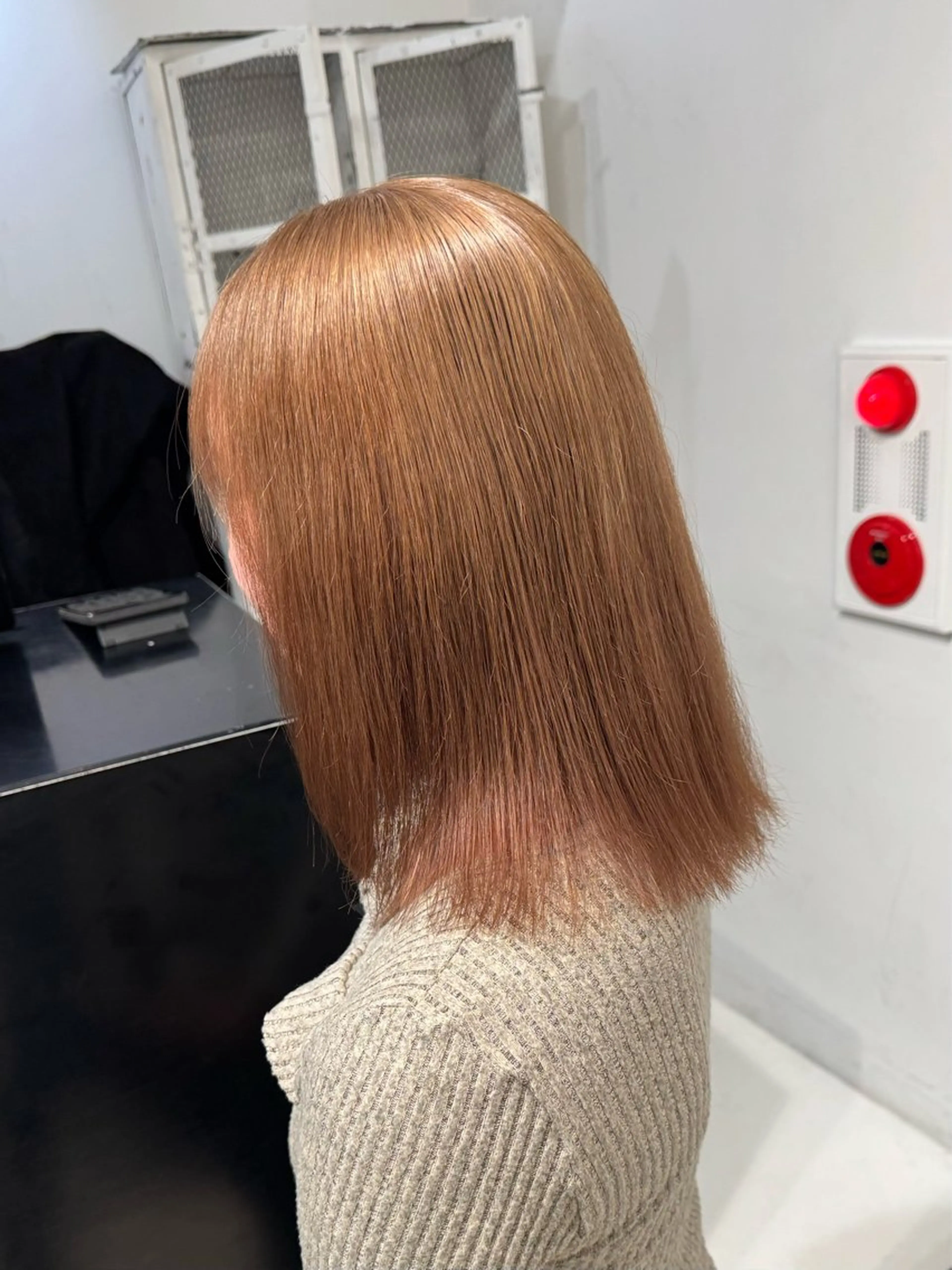 ミディアム カラー カット ヘアカラー トリートメント 原宿 ツヤカラー🫧 ちり🍎のヘアスタイル