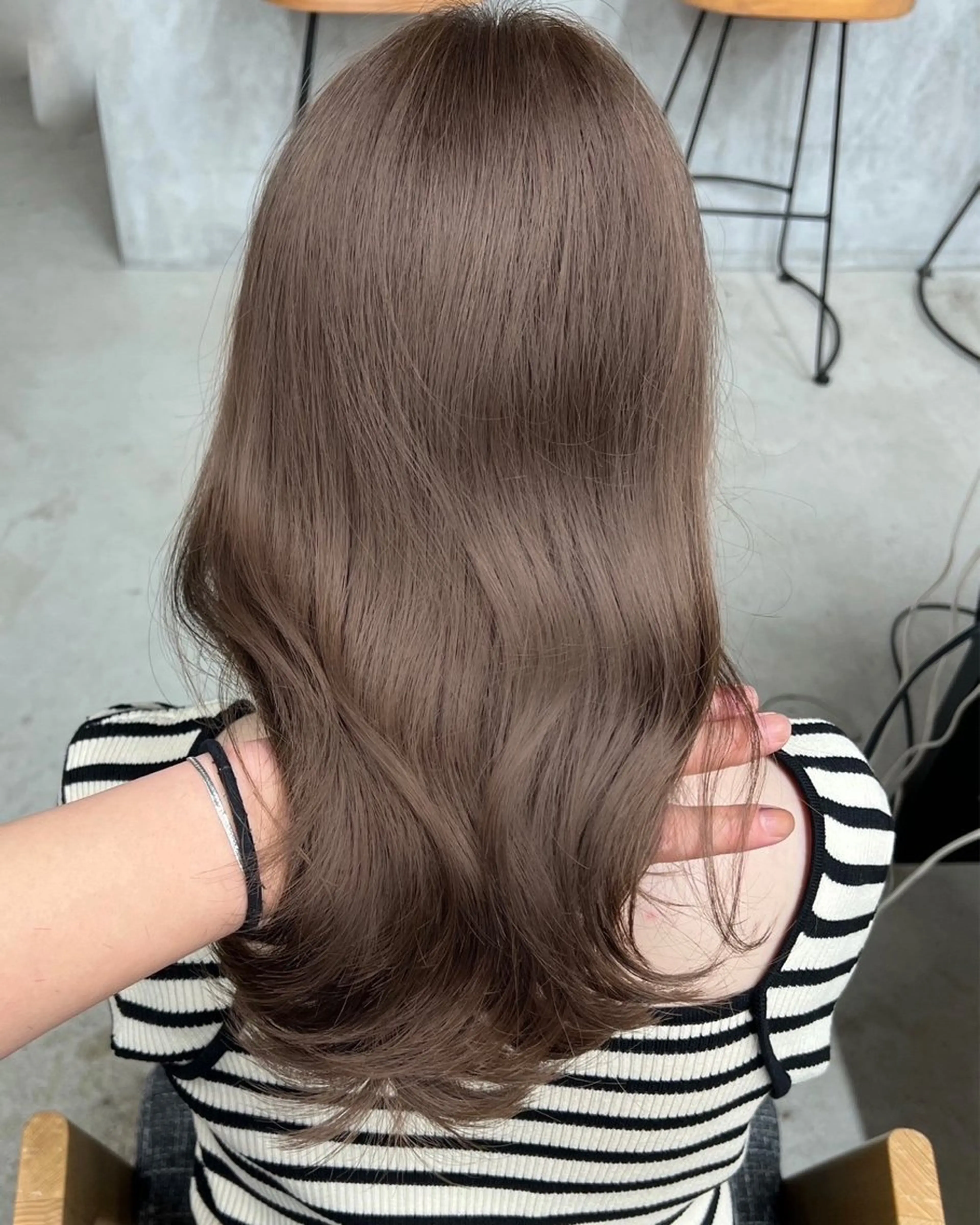 ミディアム カラー ベージュカラー ブリーチ ブラウンカラー チョコレートブラウン 透明感カラー ✨髪質改善 縮毛矯正 艶髪 立川 コウキ✨のヘアスタイル